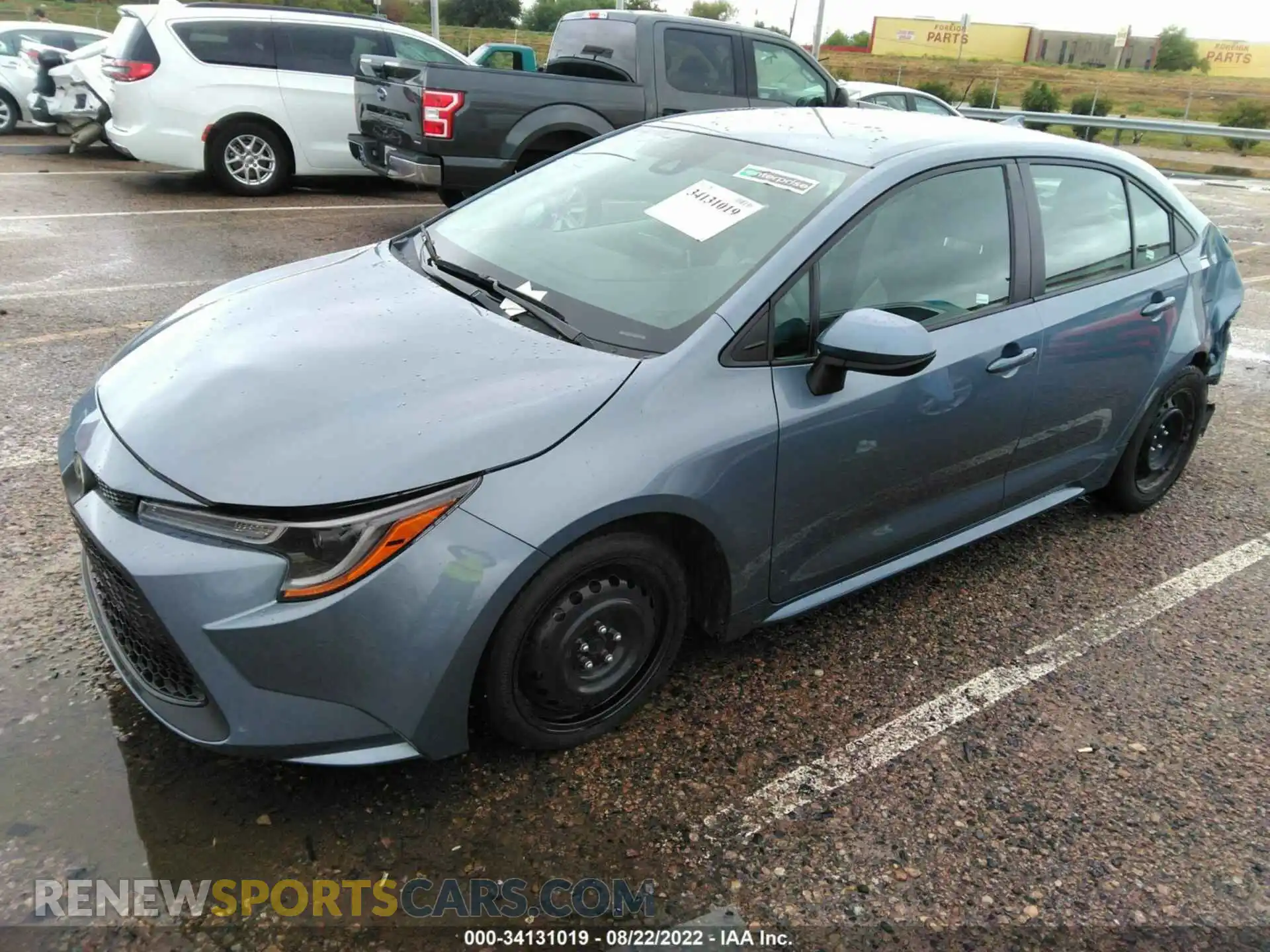 2 Photograph of a damaged car 5YFEPMAE4MP221289 TOYOTA COROLLA 2021