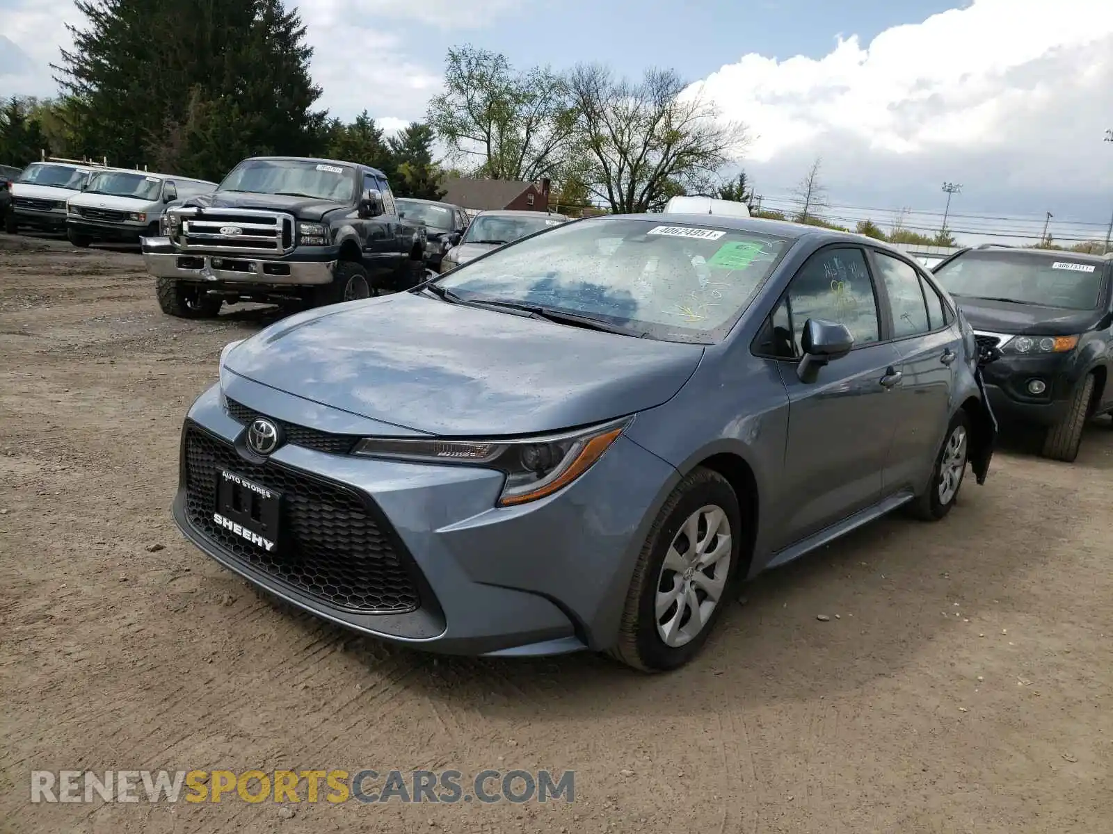 2 Photograph of a damaged car 5YFEPMAE4MP225908 TOYOTA COROLLA 2021