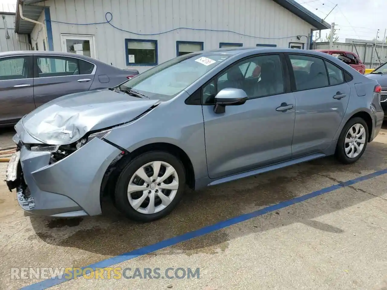 1 Photograph of a damaged car 5YFEPMAE4MP227738 TOYOTA COROLLA 2021
