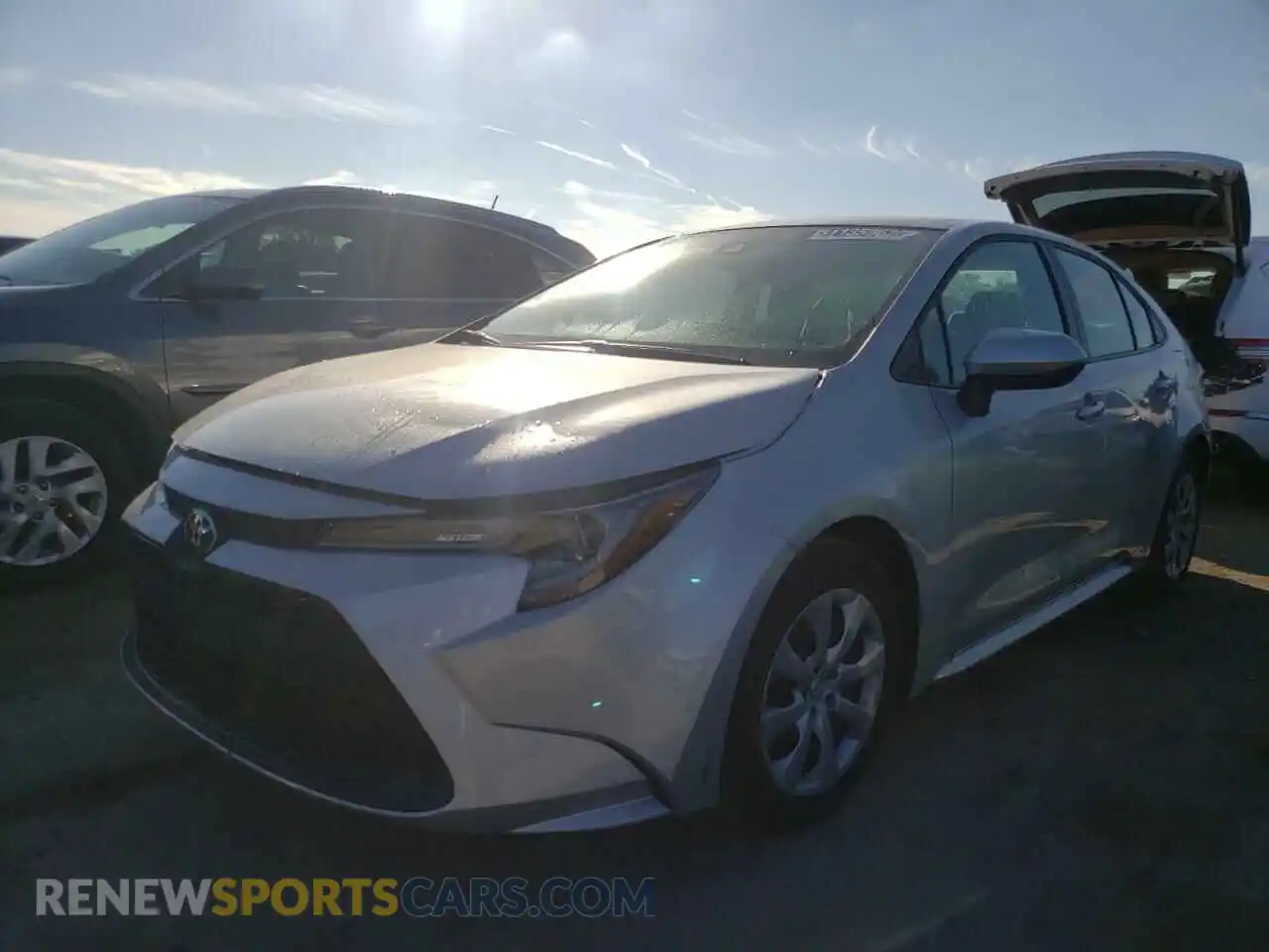 2 Photograph of a damaged car 5YFEPMAE4MP229974 TOYOTA COROLLA 2021