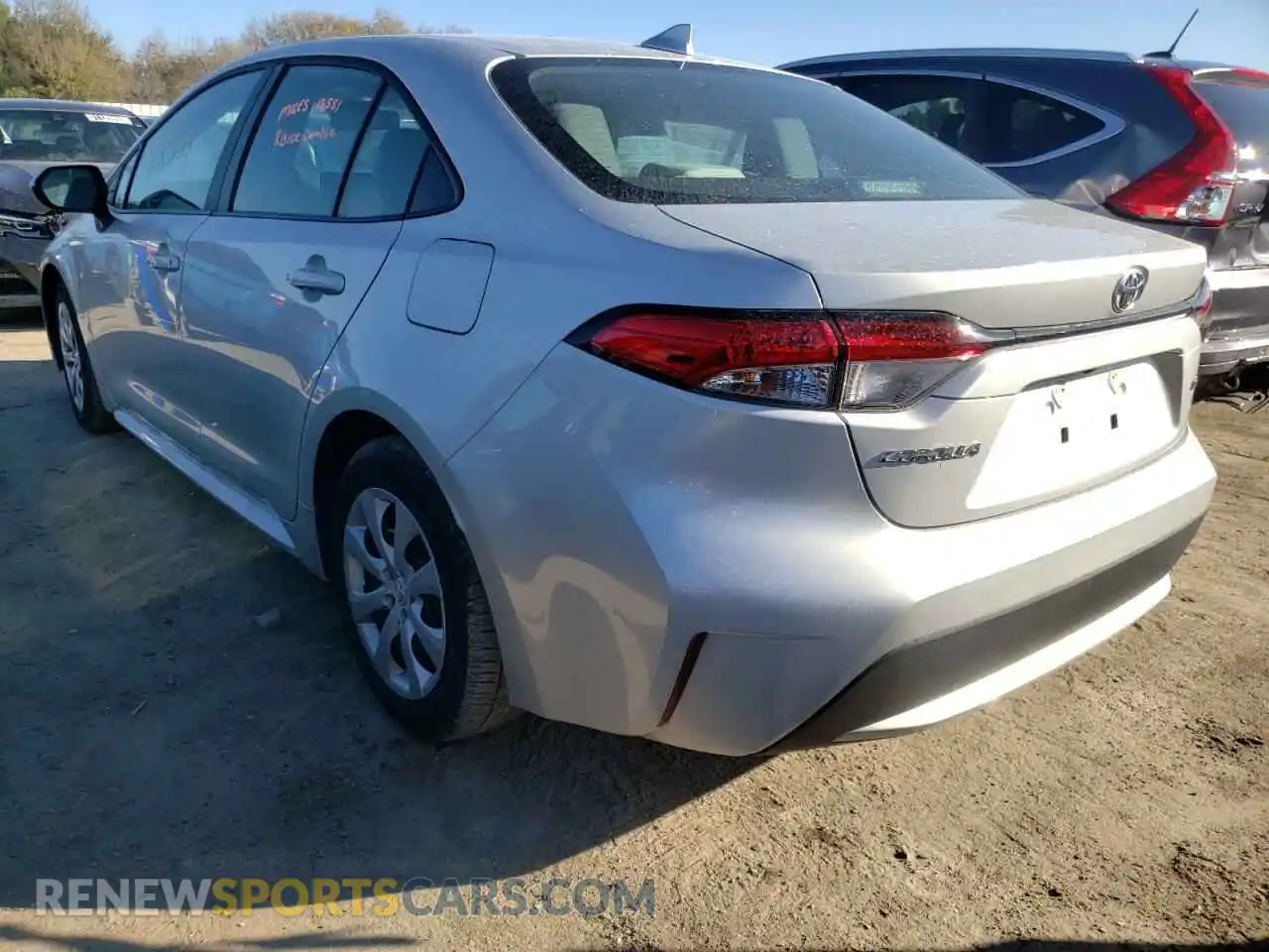 3 Photograph of a damaged car 5YFEPMAE4MP229974 TOYOTA COROLLA 2021