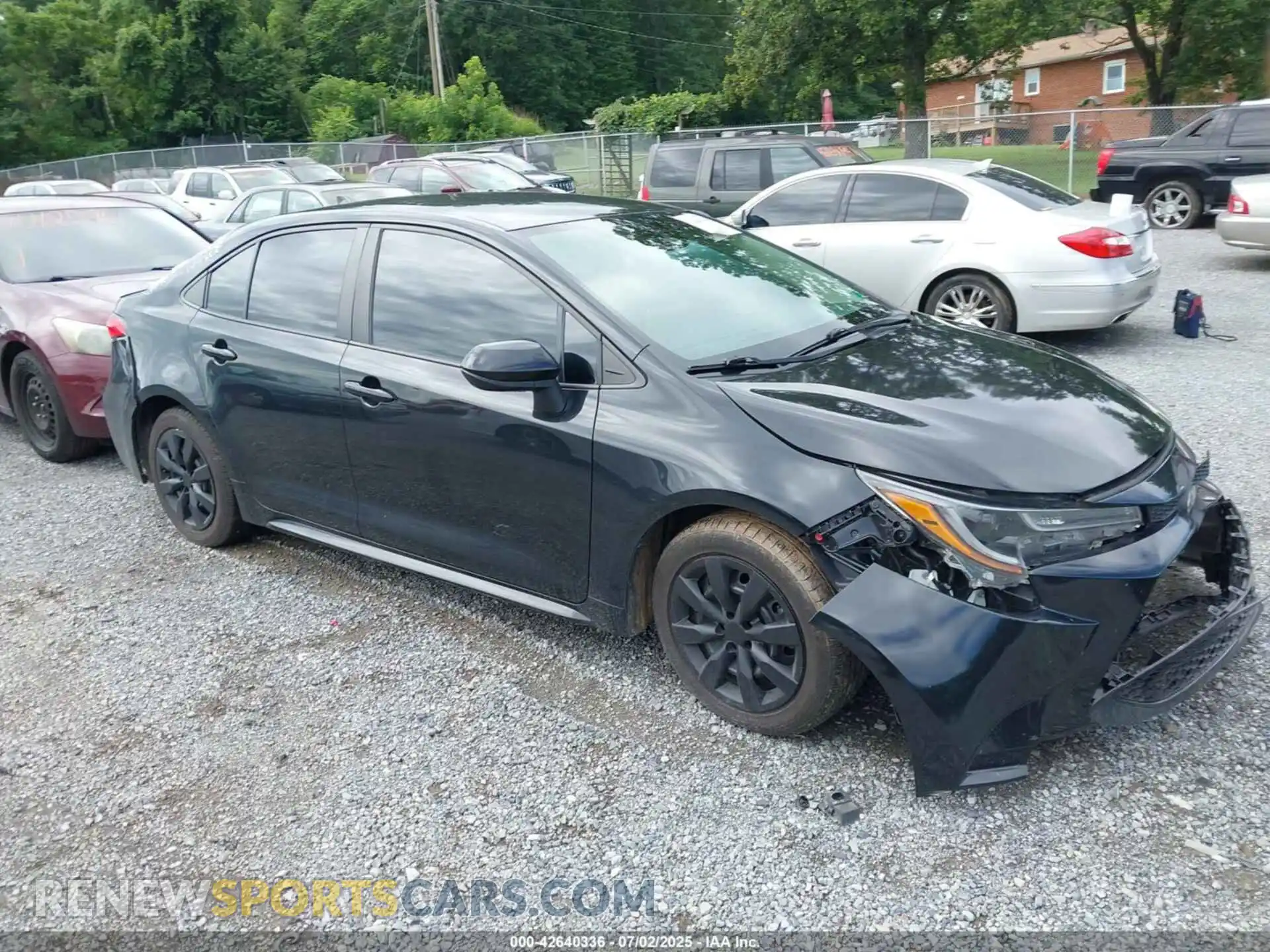 1 Photograph of a damaged car 5YFEPMAE4MP232003 TOYOTA COROLLA 2021