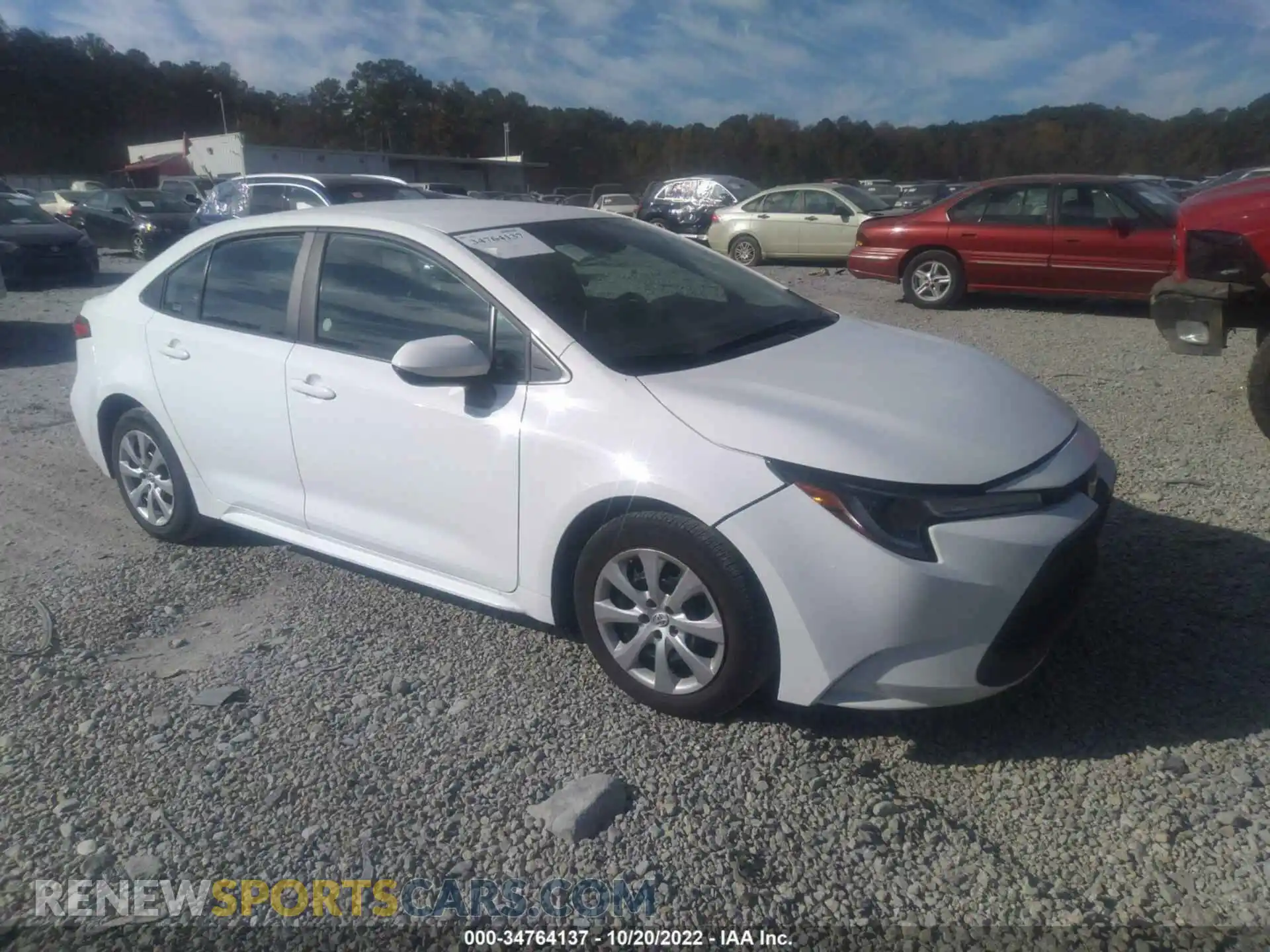 1 Photograph of a damaged car 5YFEPMAE4MP232339 TOYOTA COROLLA 2021