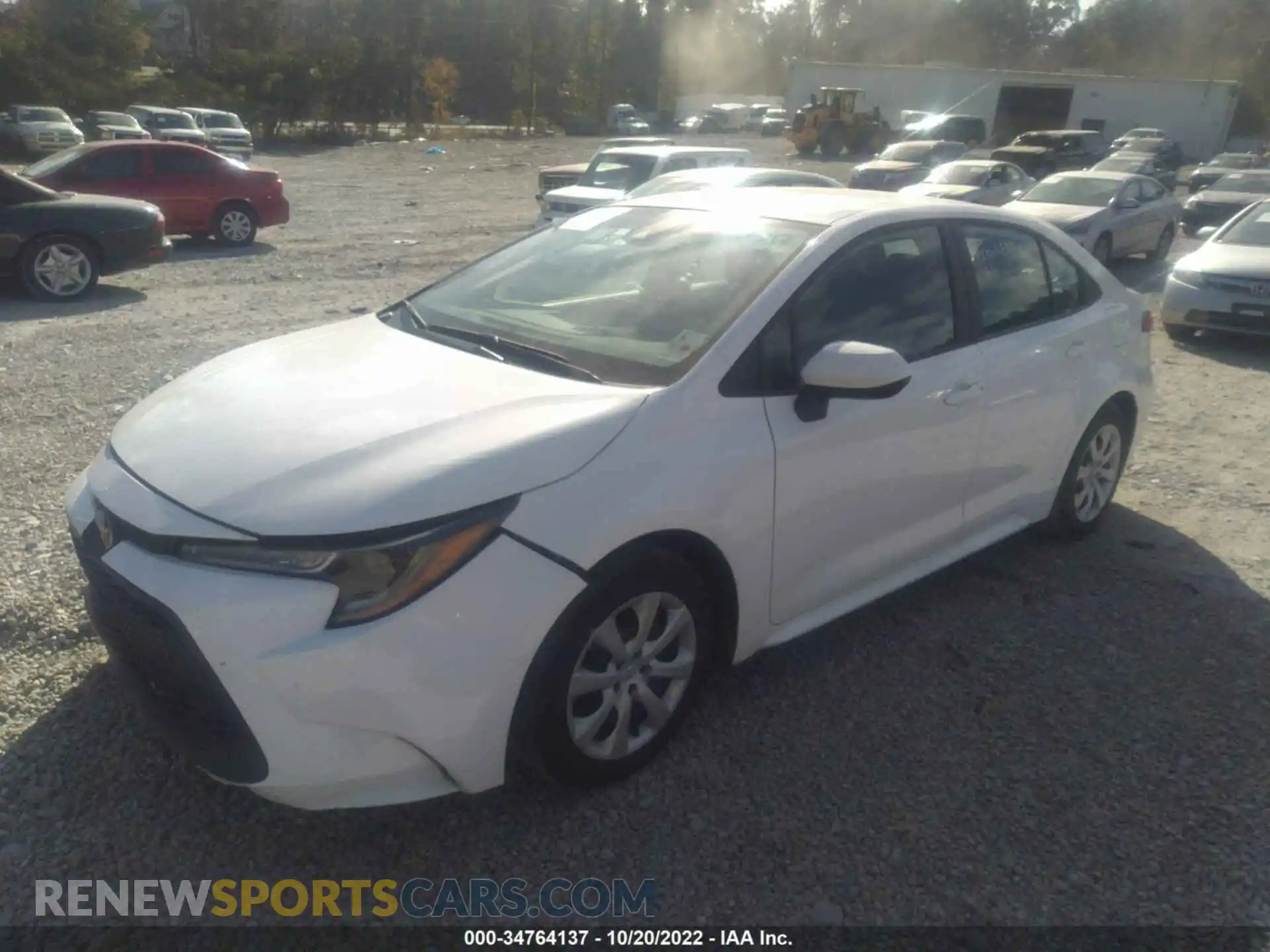 2 Photograph of a damaged car 5YFEPMAE4MP232339 TOYOTA COROLLA 2021