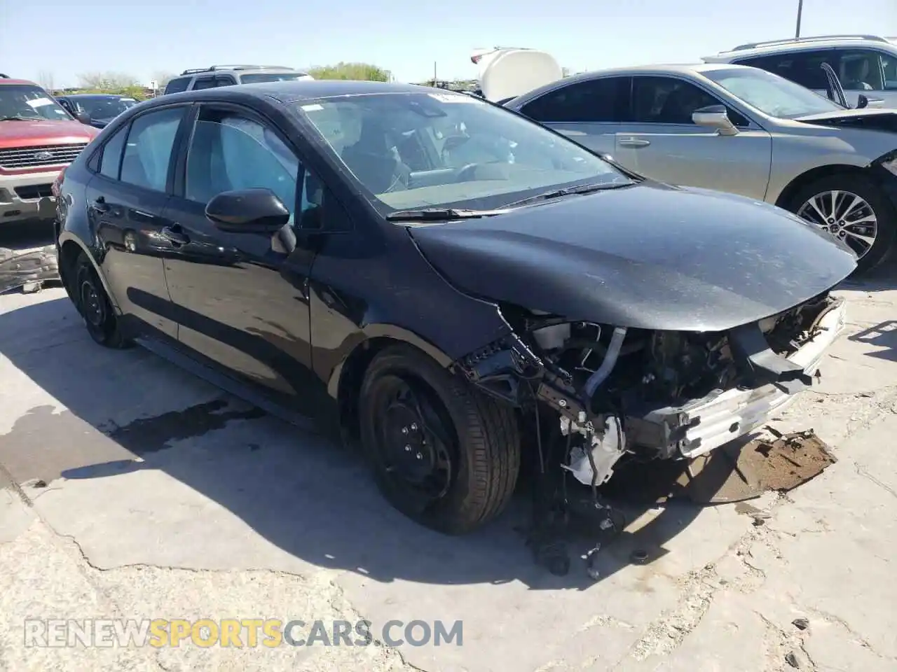 1 Photograph of a damaged car 5YFEPMAE4MP232776 TOYOTA COROLLA 2021