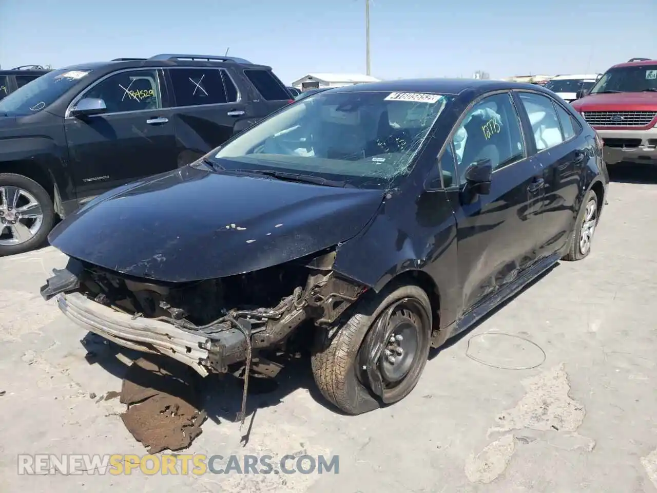 2 Photograph of a damaged car 5YFEPMAE4MP232776 TOYOTA COROLLA 2021