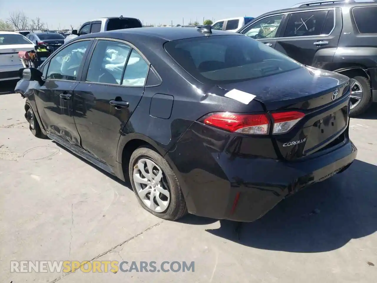 3 Photograph of a damaged car 5YFEPMAE4MP232776 TOYOTA COROLLA 2021