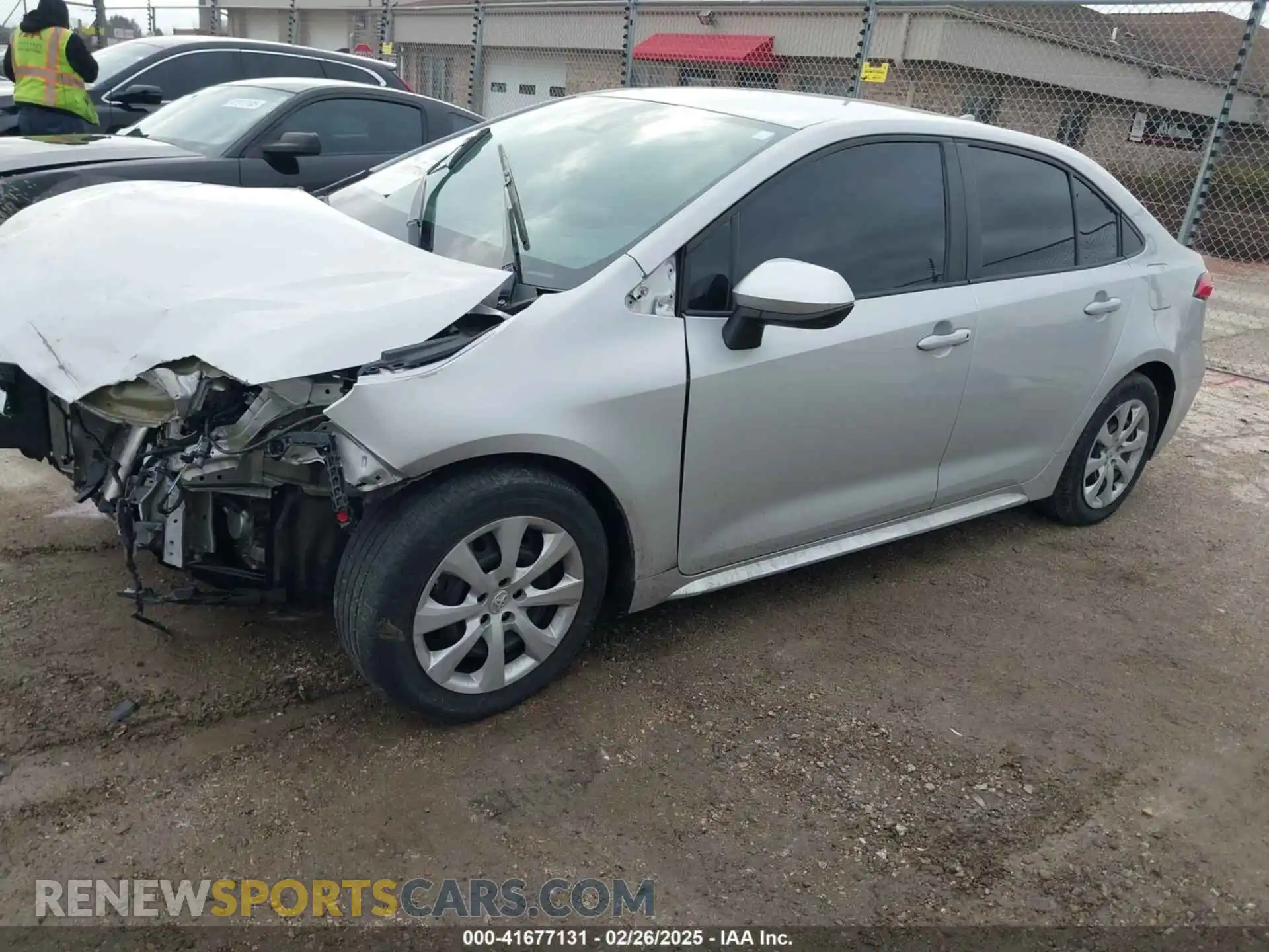 2 Photograph of a damaged car 5YFEPMAE4MP236410 TOYOTA COROLLA 2021