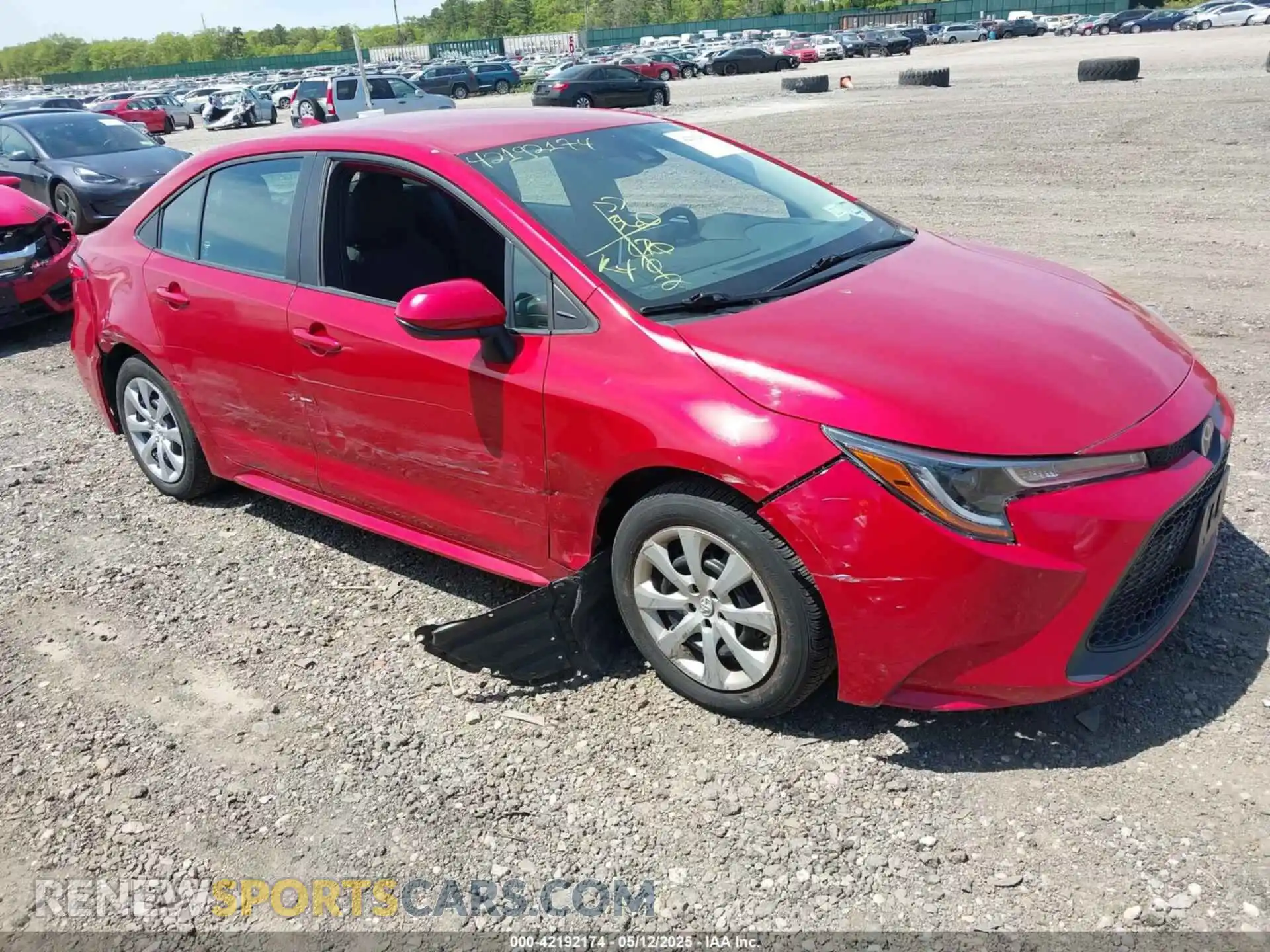 1 Photograph of a damaged car 5YFEPMAE4MP237749 TOYOTA COROLLA 2021