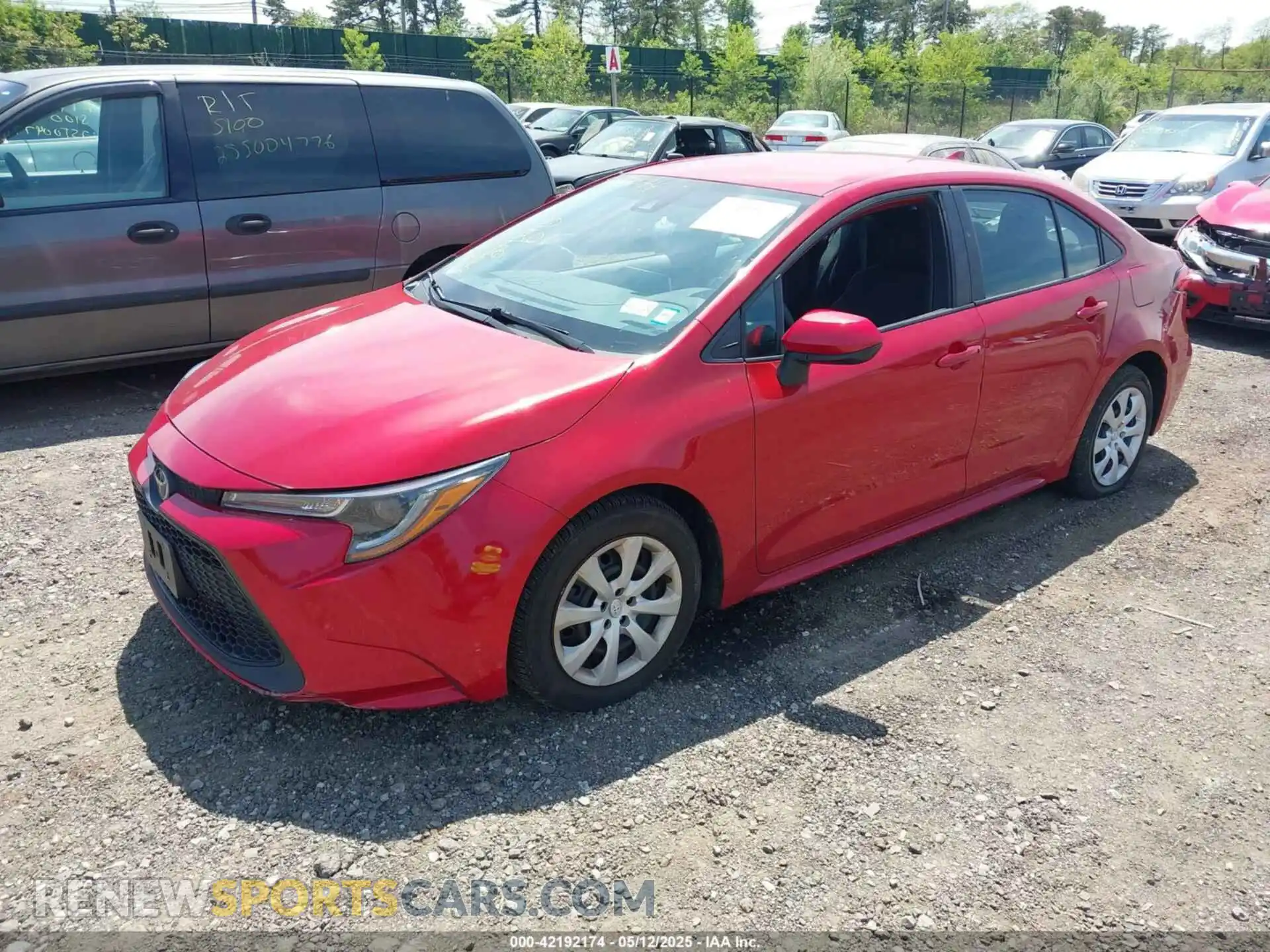 2 Photograph of a damaged car 5YFEPMAE4MP237749 TOYOTA COROLLA 2021