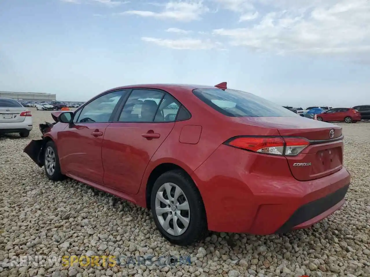 2 Photograph of a damaged car 5YFEPMAE4MP239243 TOYOTA COROLLA 2021