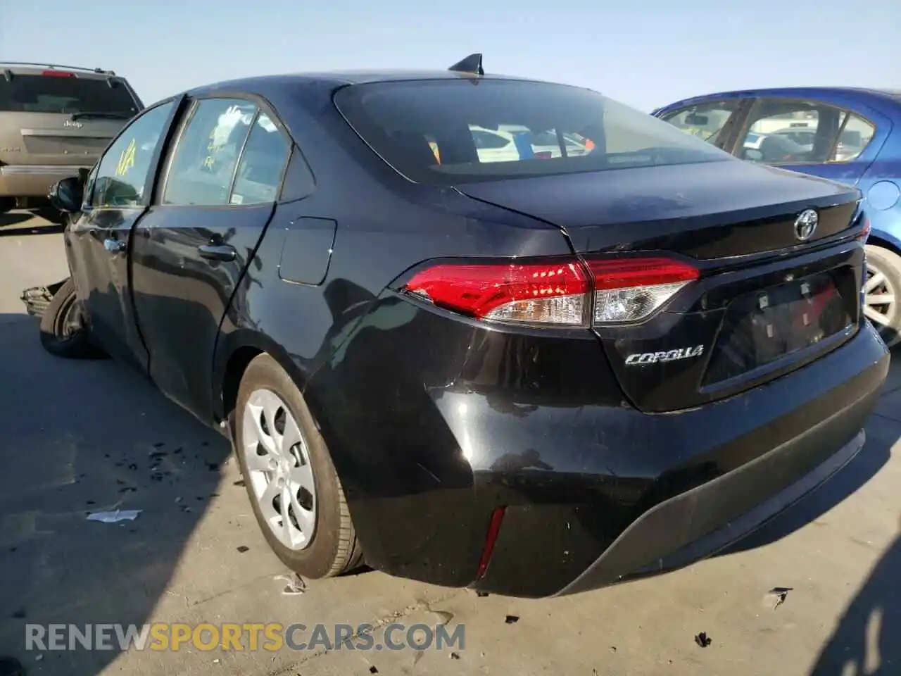 3 Photograph of a damaged car 5YFEPMAE4MP239579 TOYOTA COROLLA 2021