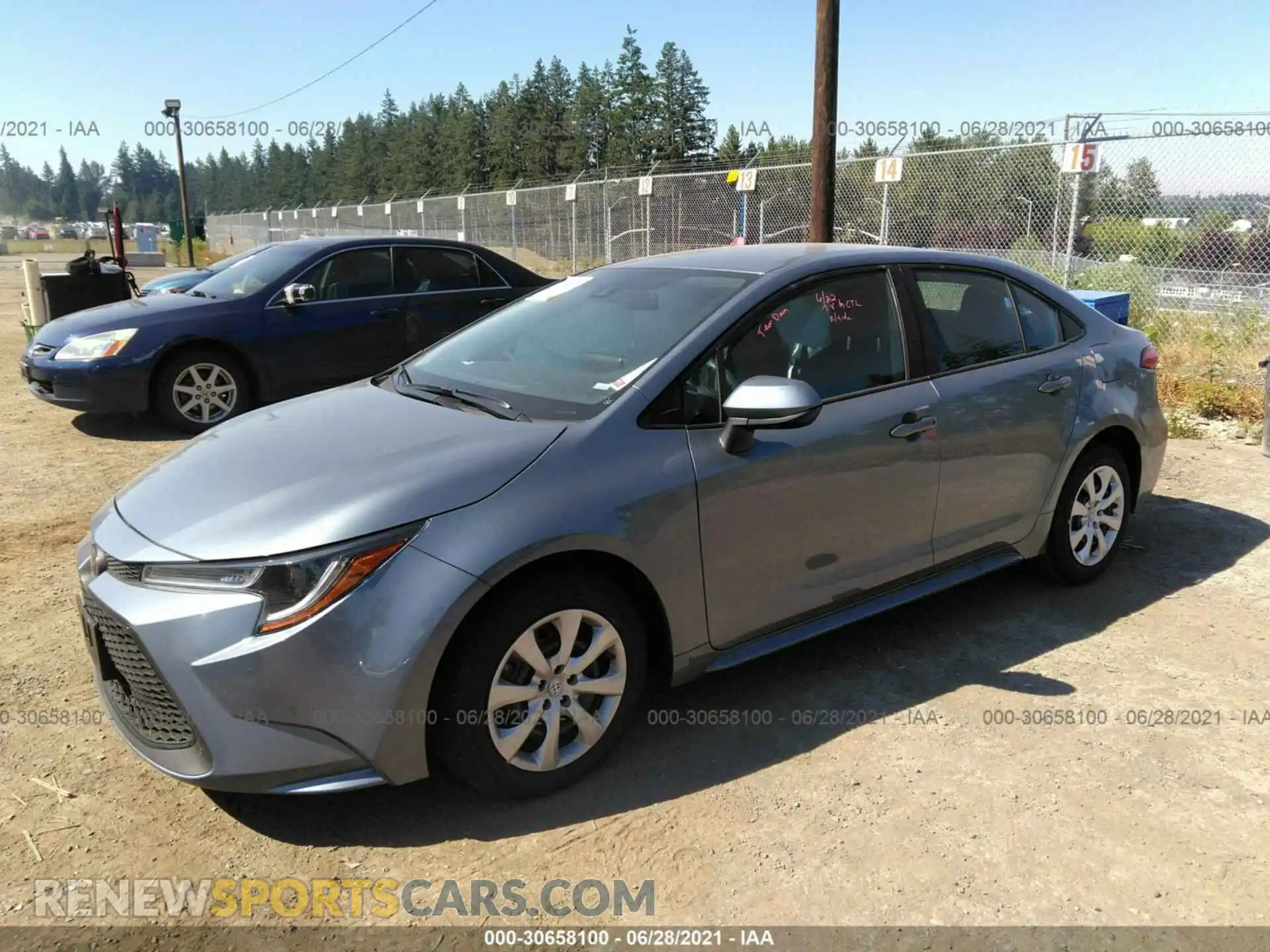 2 Photograph of a damaged car 5YFEPMAE4MP240487 TOYOTA COROLLA 2021