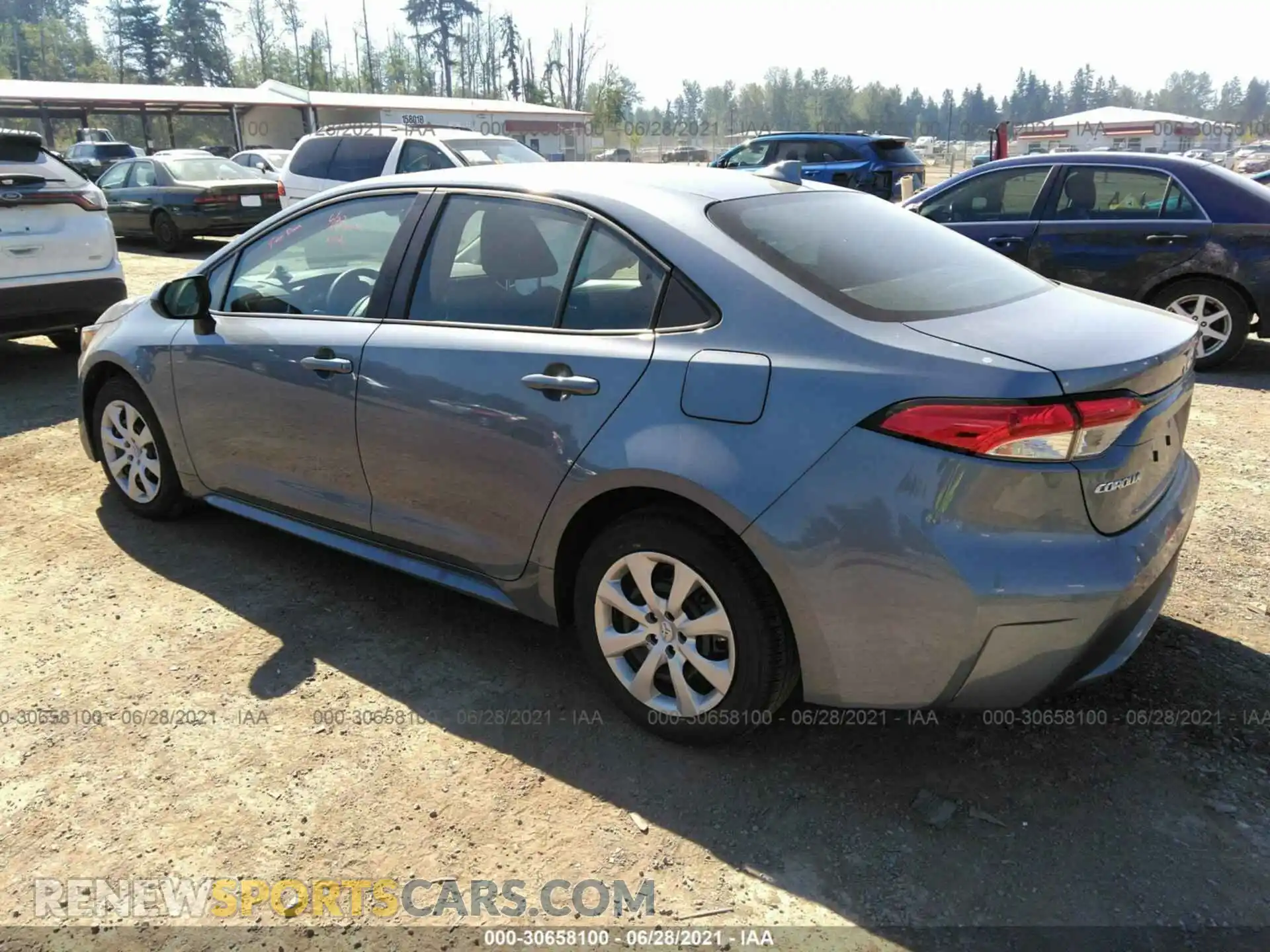 3 Photograph of a damaged car 5YFEPMAE4MP240487 TOYOTA COROLLA 2021