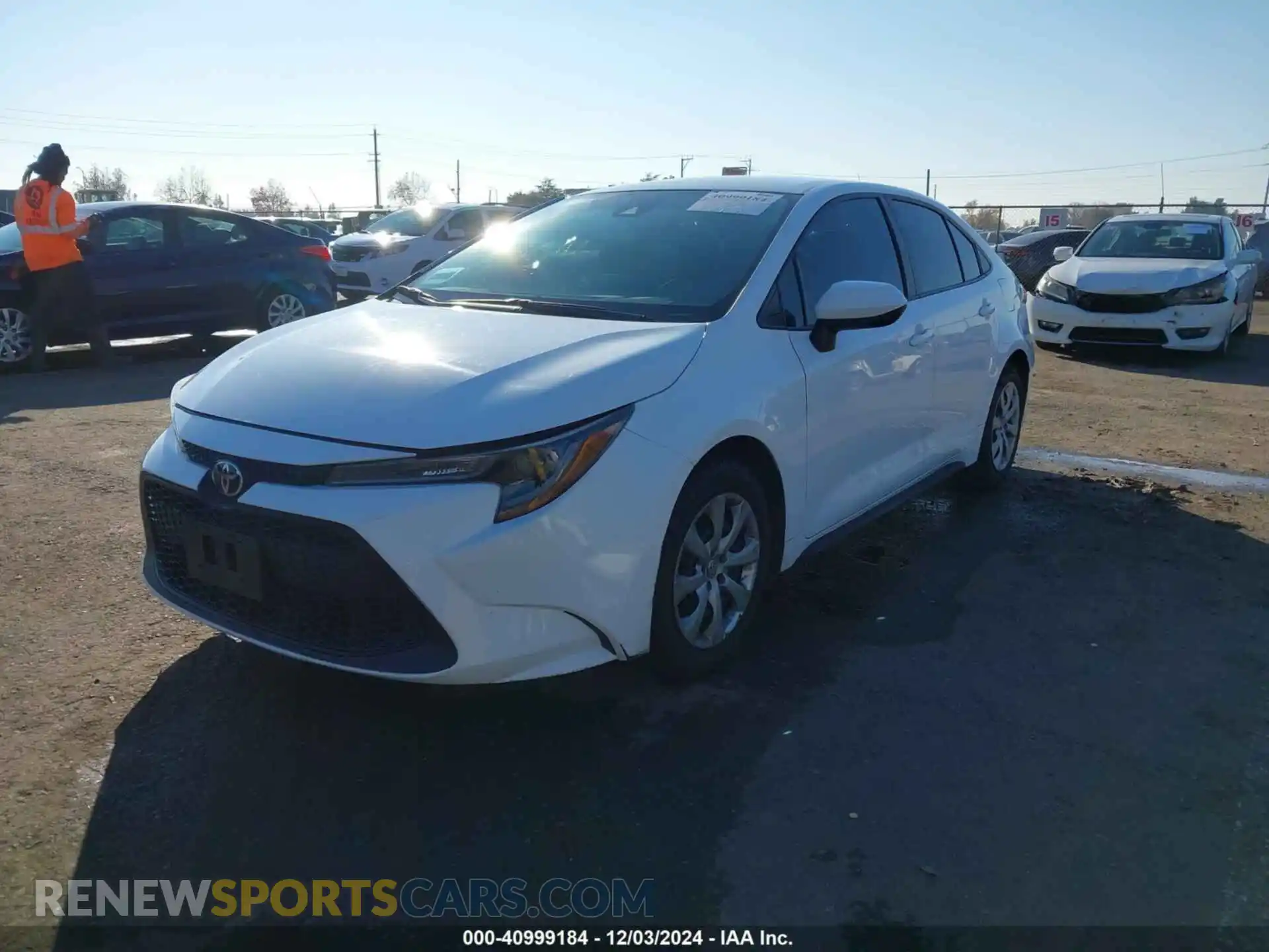 2 Photograph of a damaged car 5YFEPMAE4MP242093 TOYOTA COROLLA 2021