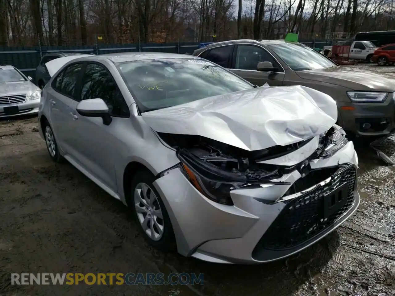 1 Photograph of a damaged car 5YFEPMAE4MP243597 TOYOTA COROLLA 2021