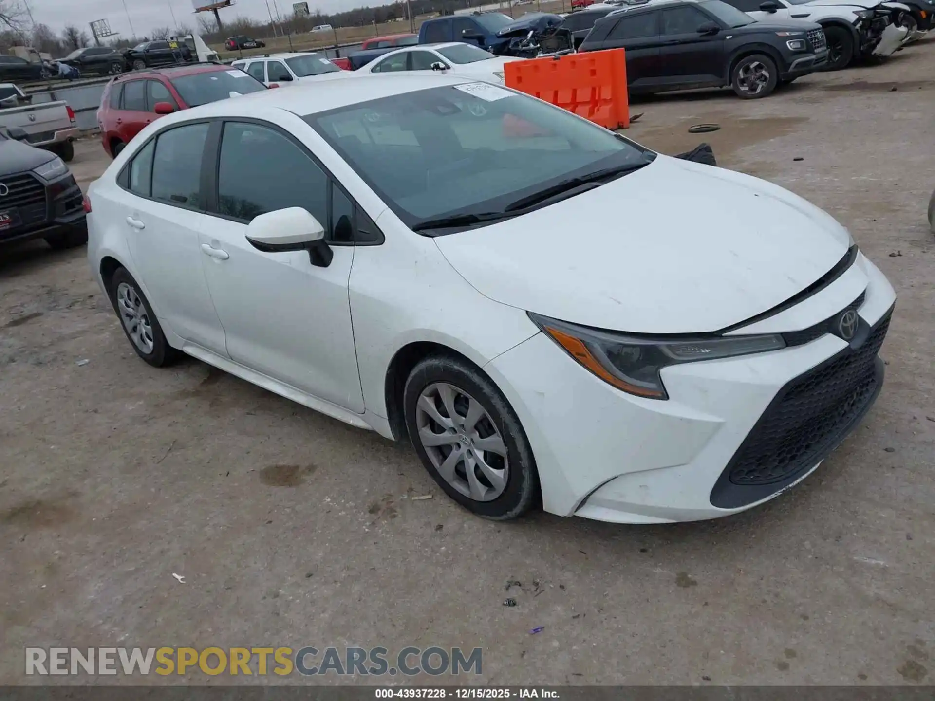 1 fotografías del automóvil dañado 5YFEPMAE4MP243616 TOYOTA COROLLA 2021