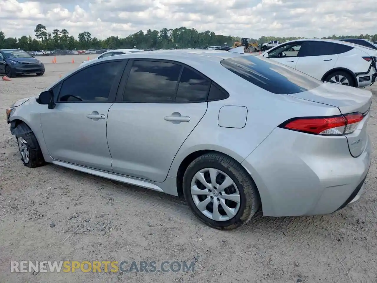 2 Photograph of a damaged car 5YFEPMAE4MP243776 TOYOTA COROLLA 2021