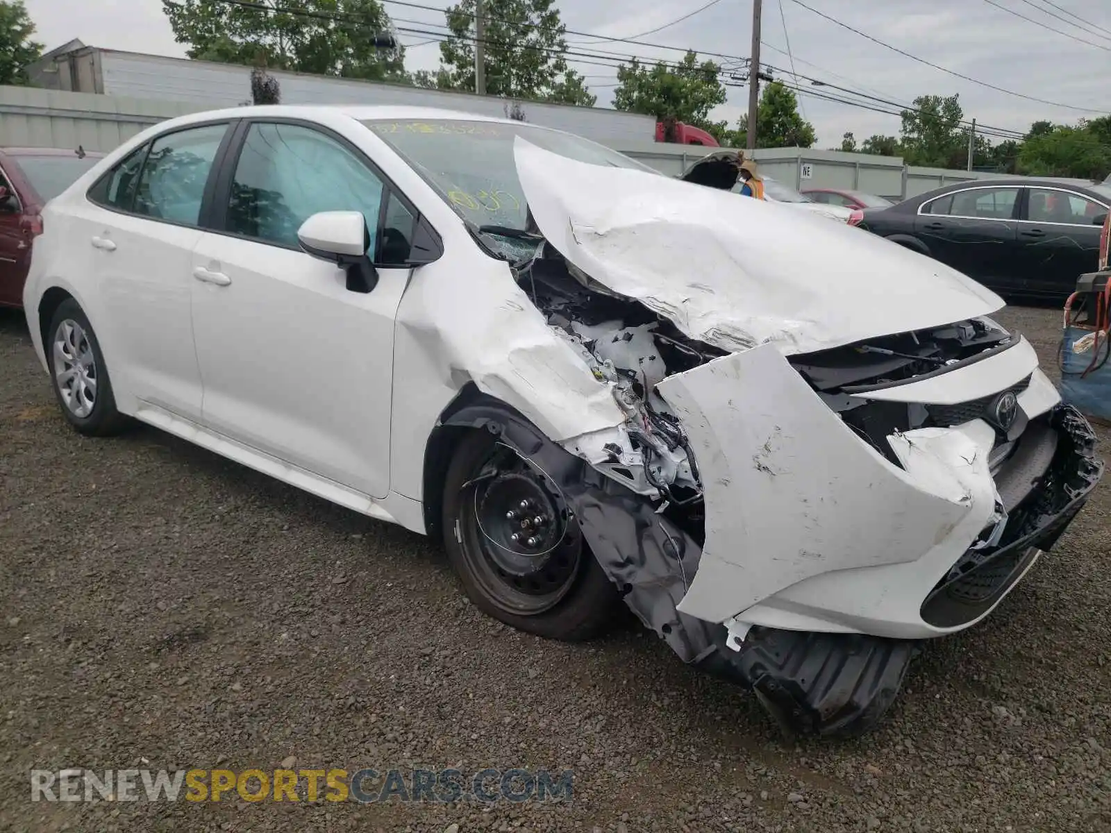 1 Photograph of a damaged car 5YFEPMAE4MP244555 TOYOTA COROLLA 2021