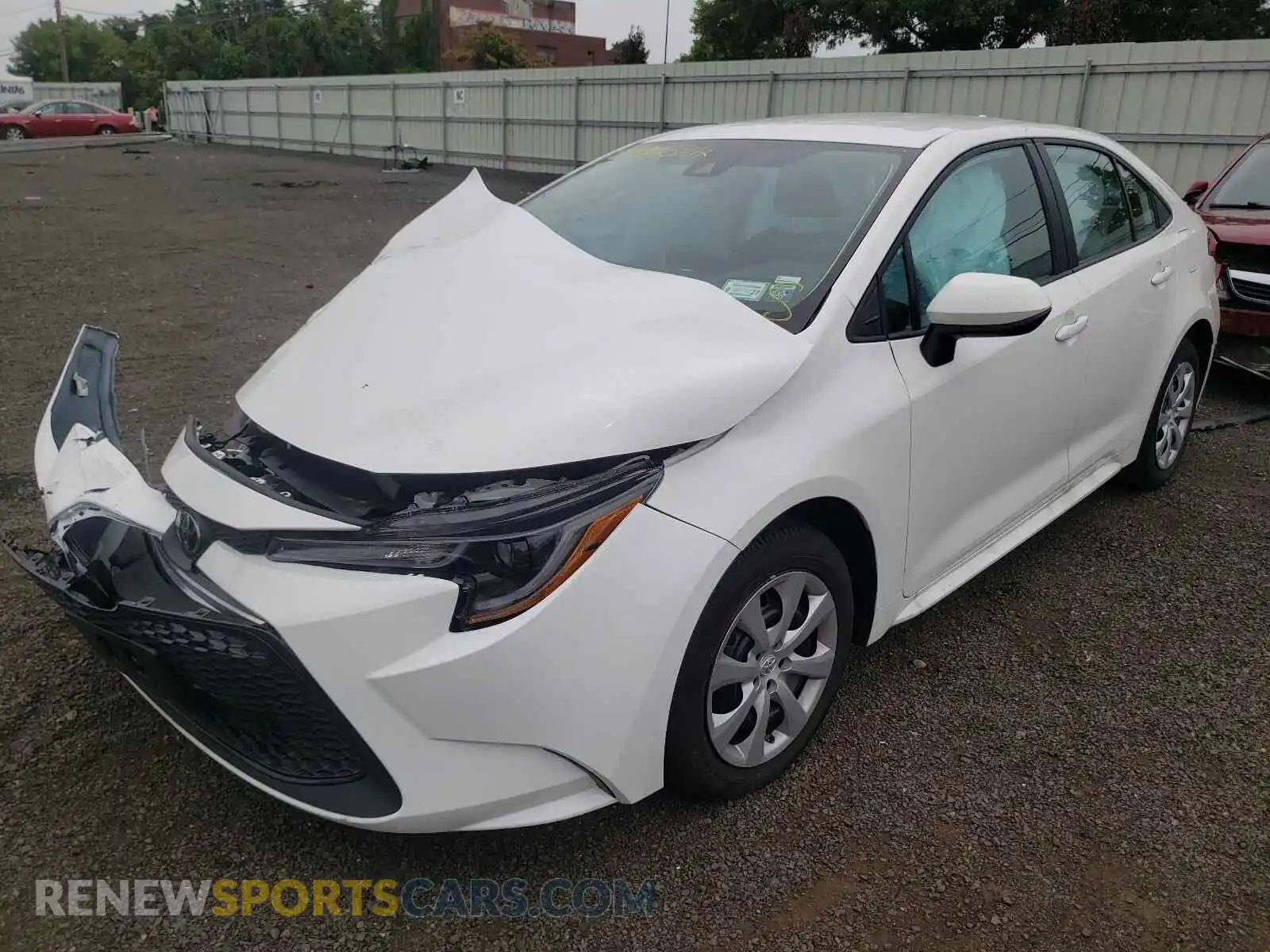 2 Photograph of a damaged car 5YFEPMAE4MP244555 TOYOTA COROLLA 2021