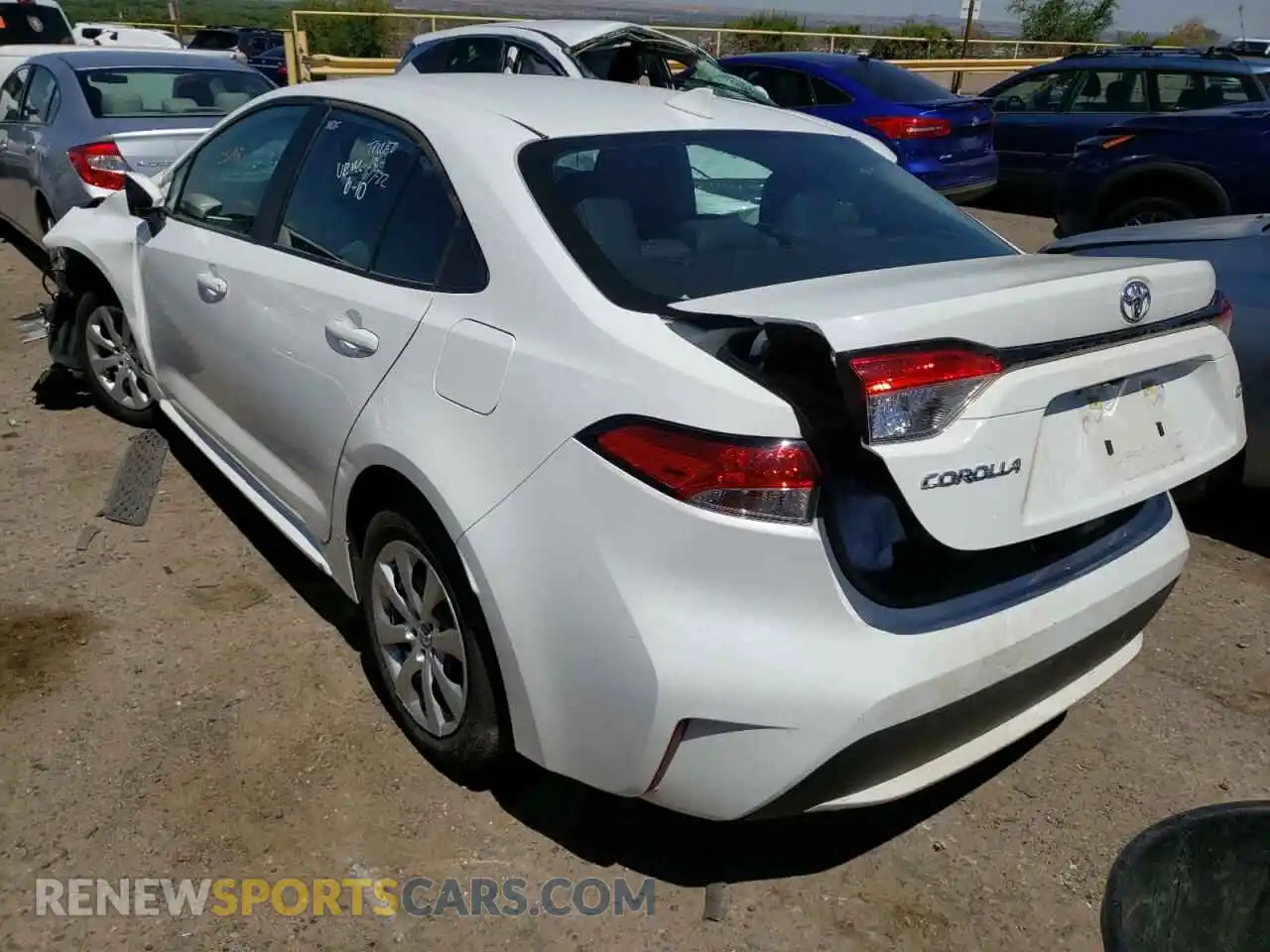 3 Photograph of a damaged car 5YFEPMAE4MP244801 TOYOTA COROLLA 2021