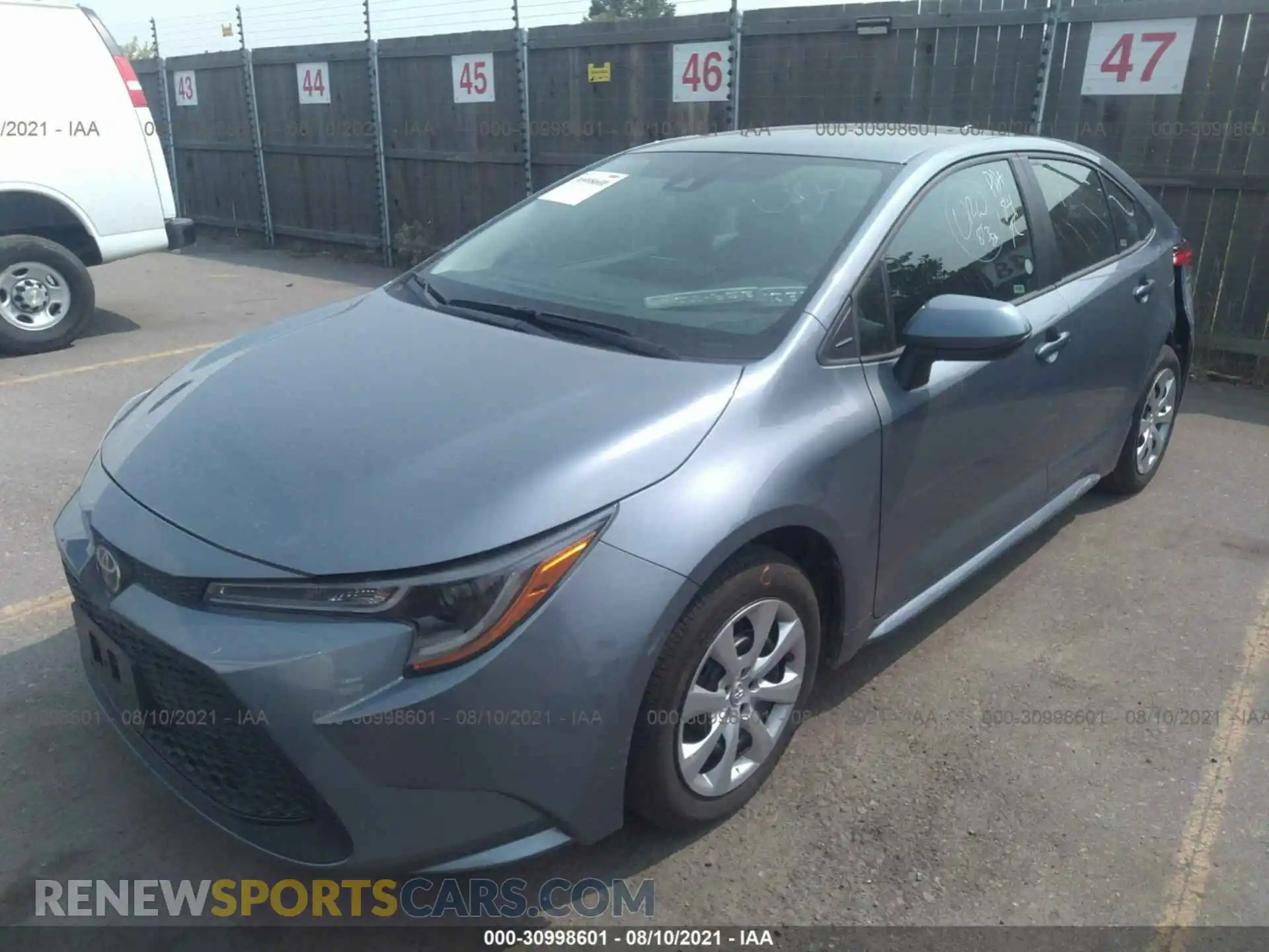 2 Photograph of a damaged car 5YFEPMAE4MP246130 TOYOTA COROLLA 2021