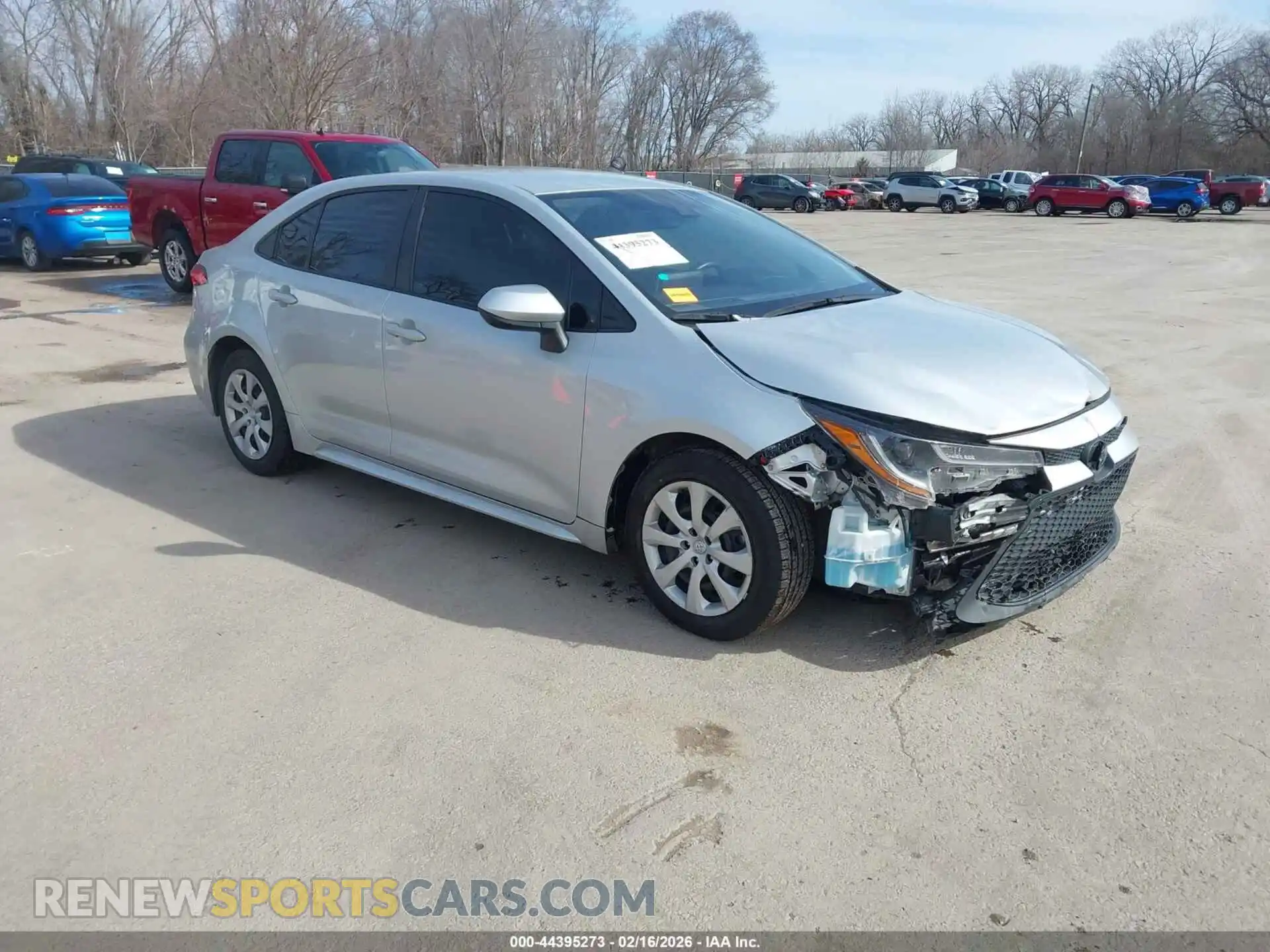 1 Photograph of a damaged car 5YFEPMAE4MP248007 TOYOTA COROLLA 2021