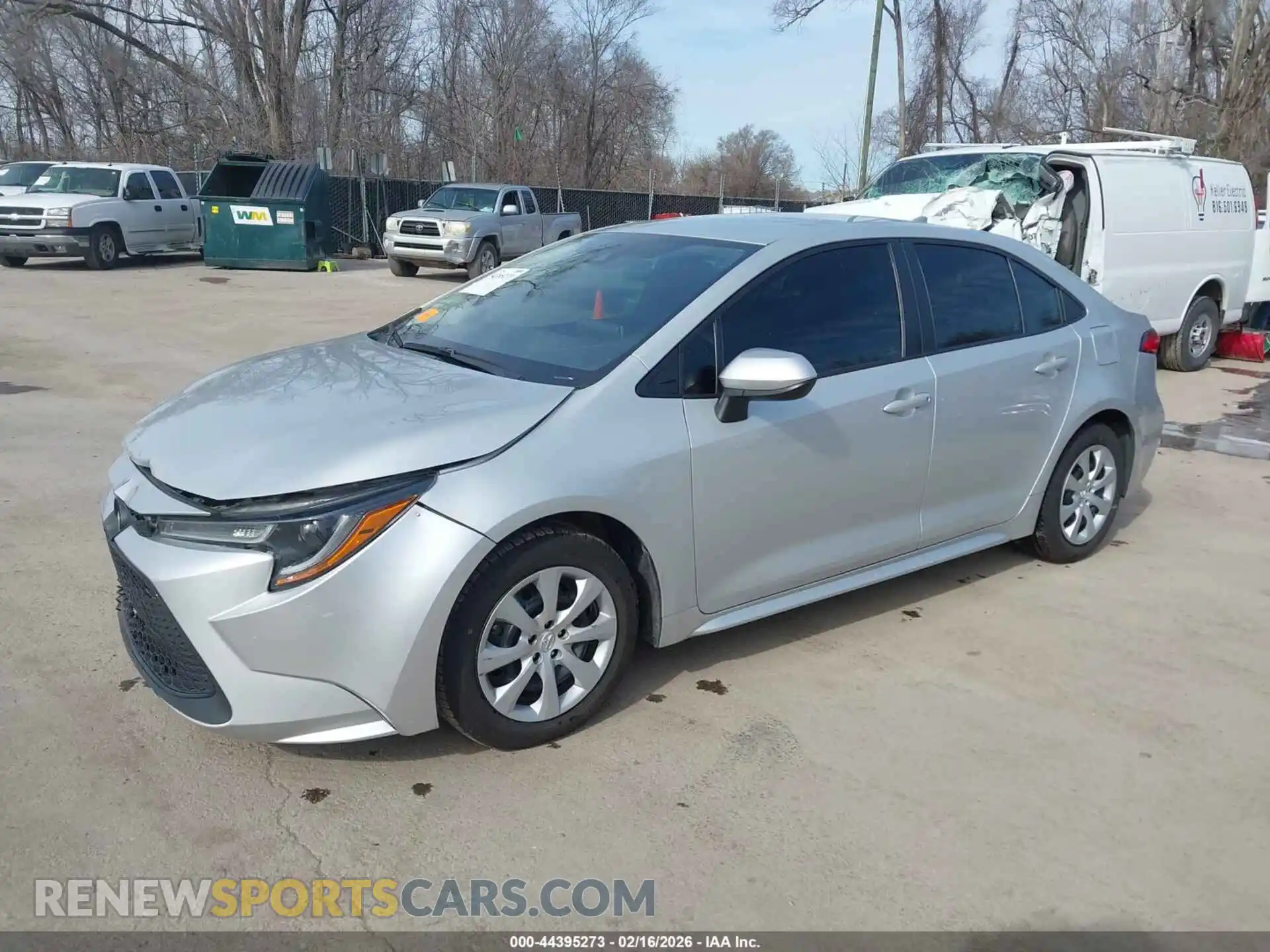 2 Photograph of a damaged car 5YFEPMAE4MP248007 TOYOTA COROLLA 2021
