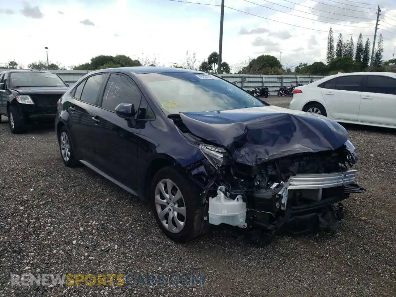 1 Photograph of a damaged car 5YFEPMAE4MP248900 TOYOTA COROLLA 2021