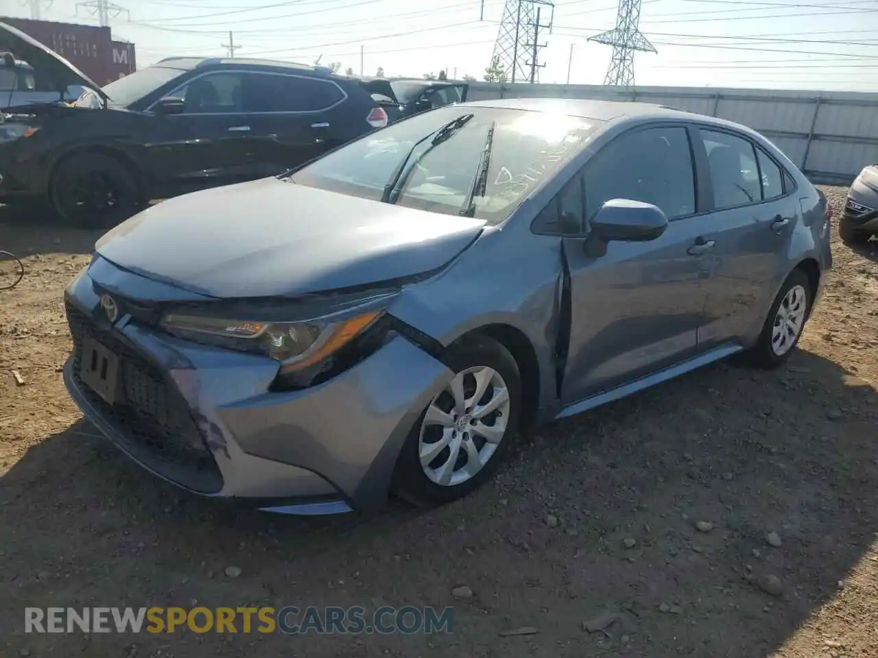 1 Photograph of a damaged car 5YFEPMAE4MP250419 TOYOTA COROLLA 2021