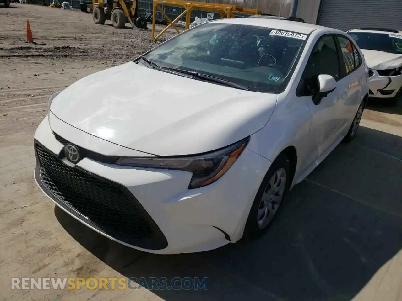 2 Photograph of a damaged car 5YFEPMAE4MP252235 TOYOTA COROLLA 2021