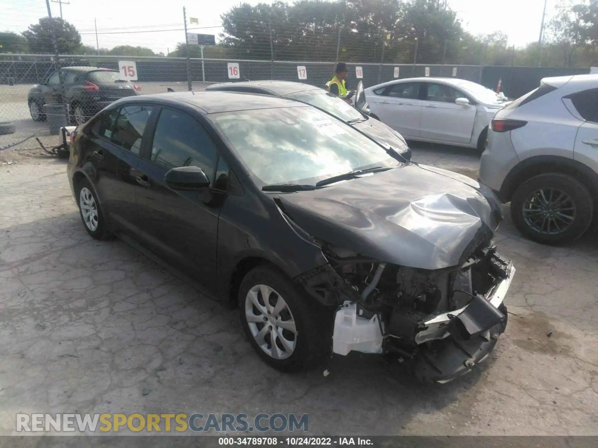 1 Photograph of a damaged car 5YFEPMAE4MP253613 TOYOTA COROLLA 2021