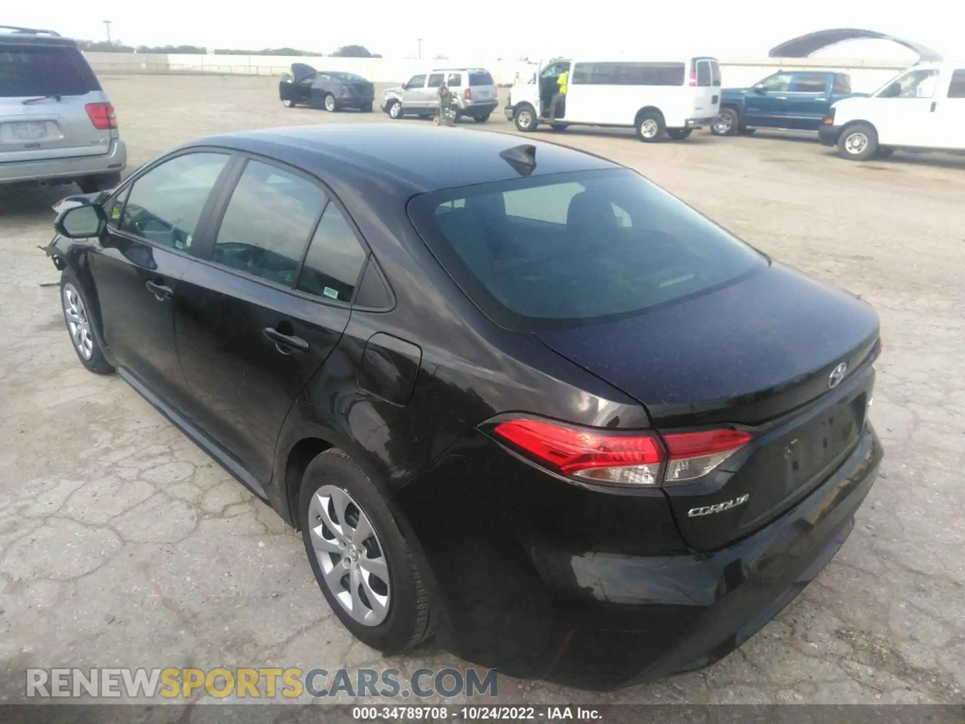 3 Photograph of a damaged car 5YFEPMAE4MP253613 TOYOTA COROLLA 2021