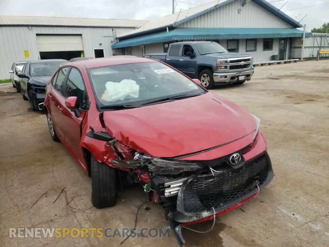 1 Photograph of a damaged car 5YFEPMAE4MP254180 TOYOTA COROLLA 2021