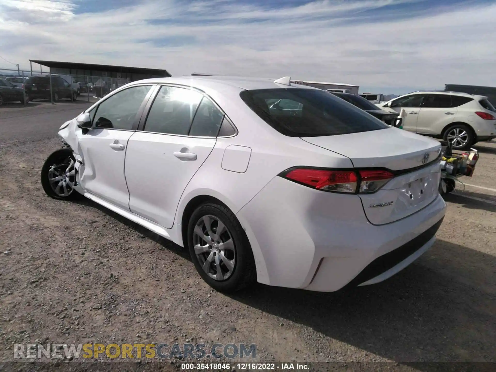 3 Photograph of a damaged car 5YFEPMAE4MP254597 TOYOTA COROLLA 2021