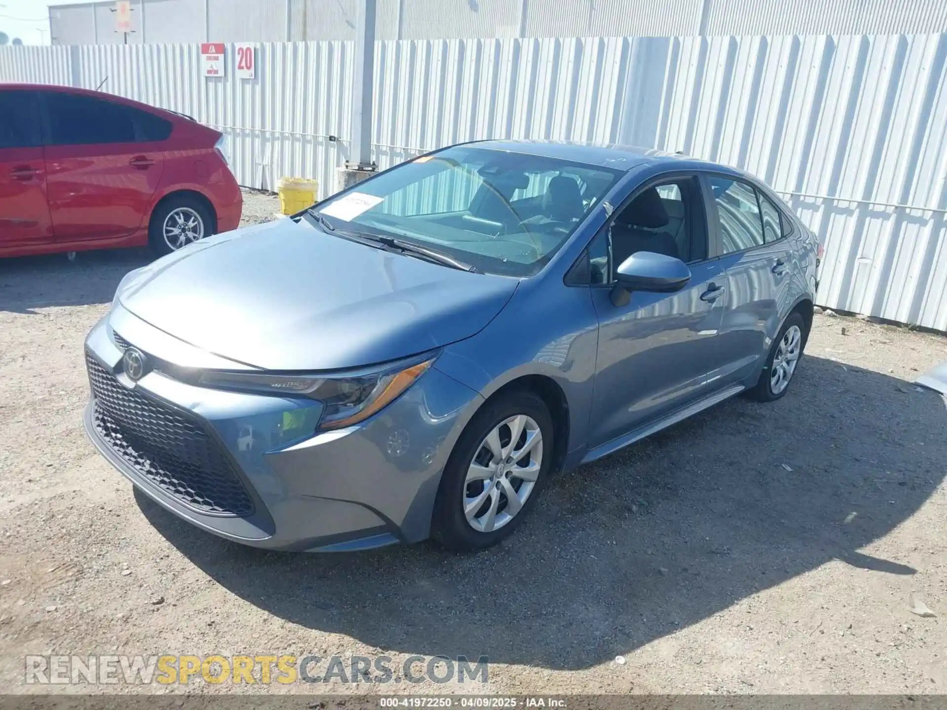 2 Photograph of a damaged car 5YFEPMAE4MP254678 TOYOTA COROLLA 2021