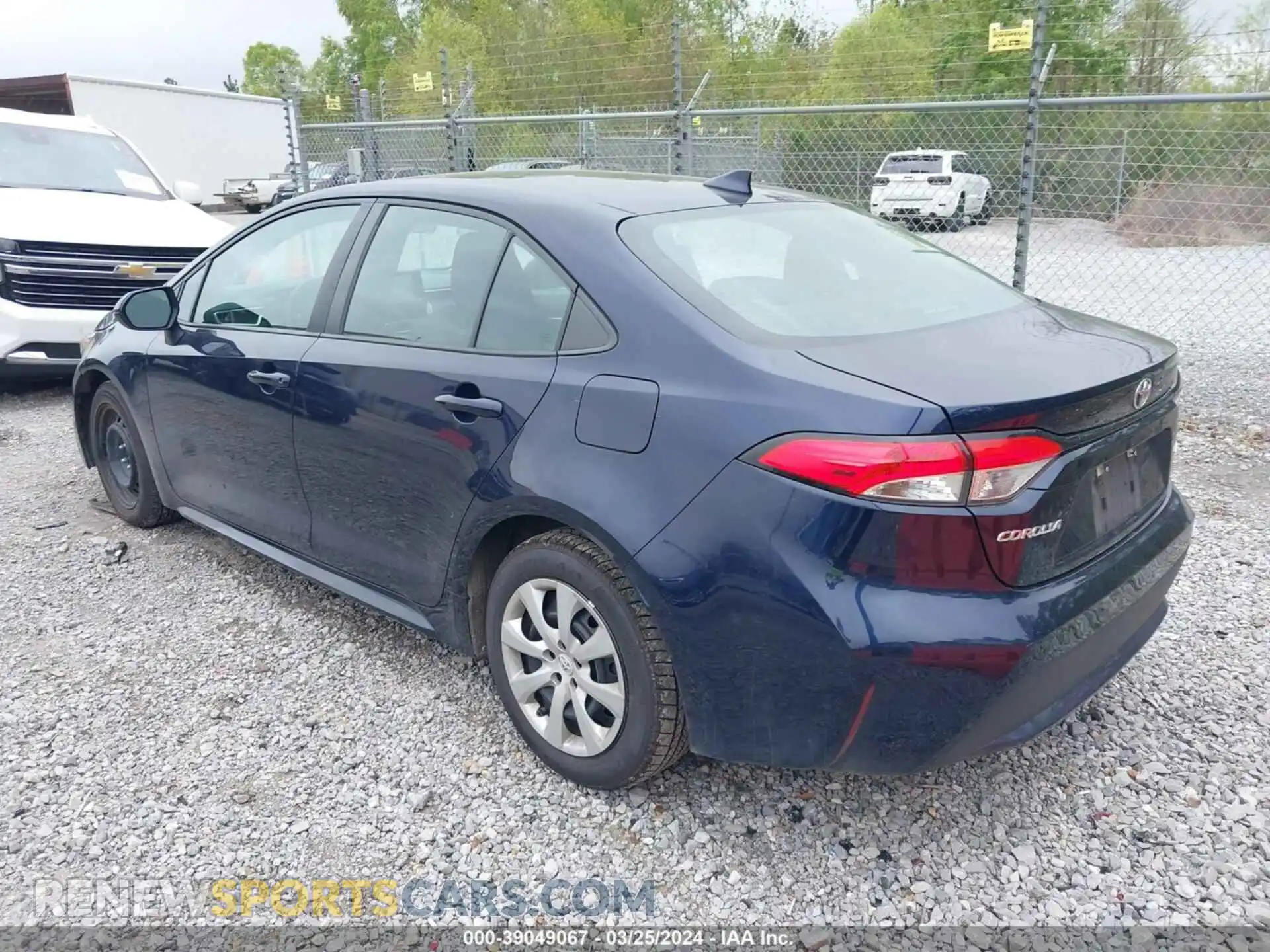3 Photograph of a damaged car 5YFEPMAE4MP254910 TOYOTA COROLLA 2021