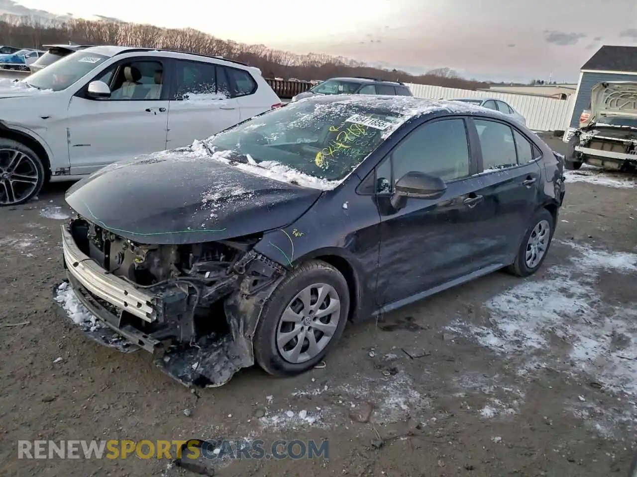 1 Photograph of a damaged car 5YFEPMAE4MP257659 TOYOTA COROLLA 2021