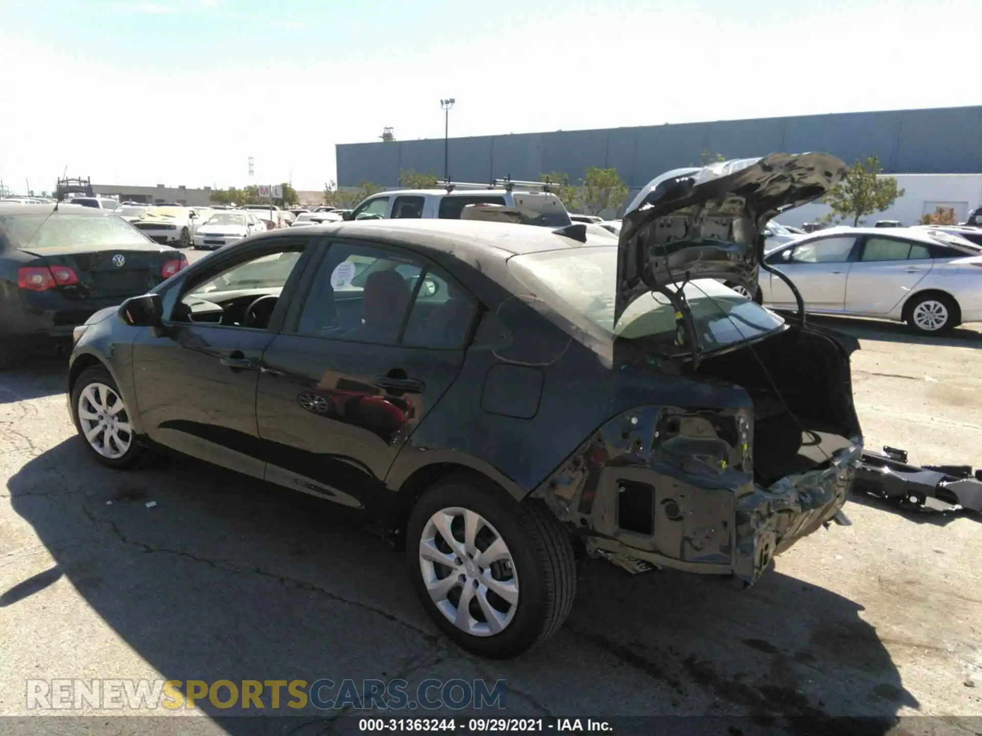 3 Photograph of a damaged car 5YFEPMAE4MP258326 TOYOTA COROLLA 2021