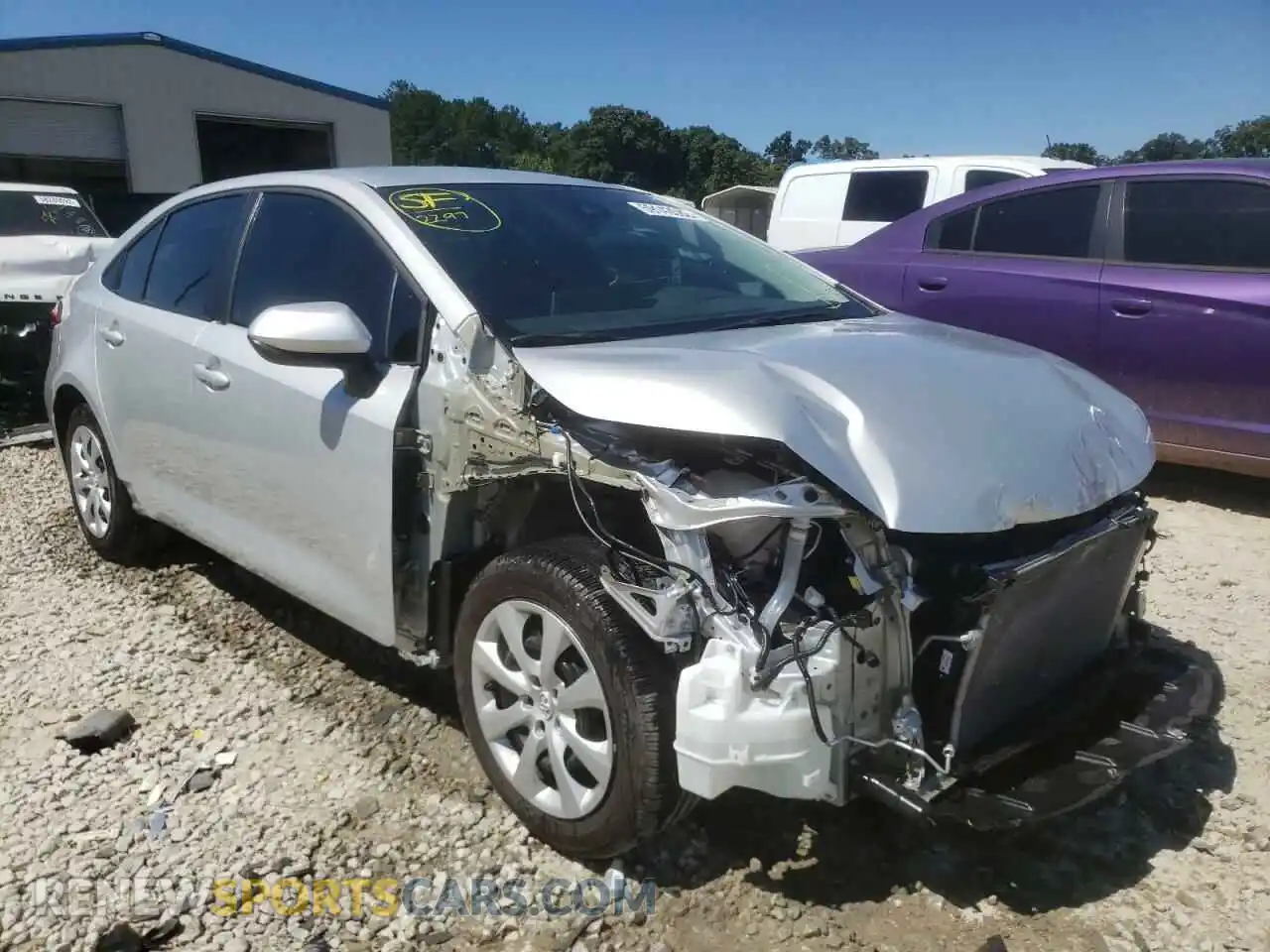 1 Photograph of a damaged car 5YFEPMAE4MP258858 TOYOTA COROLLA 2021