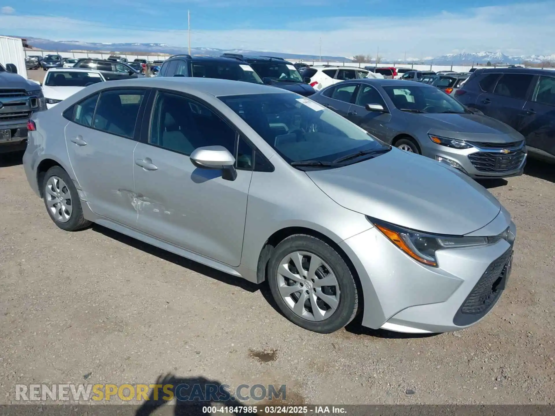 1 Photograph of a damaged car 5YFEPMAE4MP260268 TOYOTA COROLLA 2021