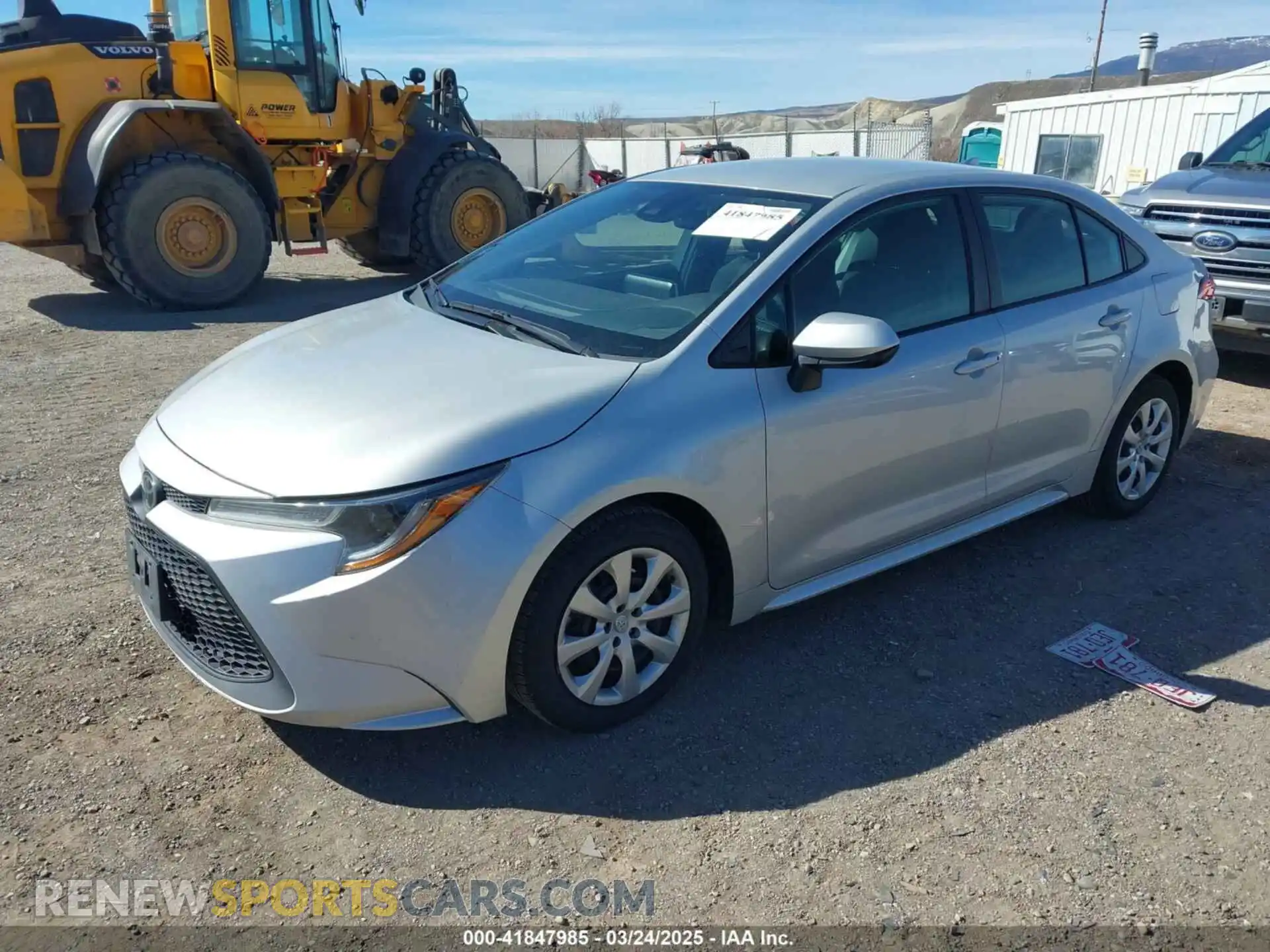 2 Photograph of a damaged car 5YFEPMAE4MP260268 TOYOTA COROLLA 2021