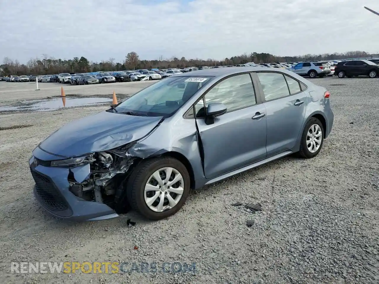 1 Photograph of a damaged car 5YFEPMAE4MP265728 TOYOTA COROLLA 2021