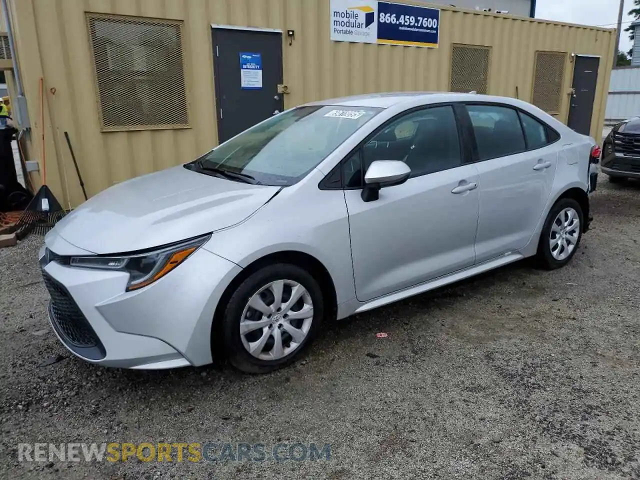 1 Photograph of a damaged car 5YFEPMAE4MP266281 TOYOTA COROLLA 2021