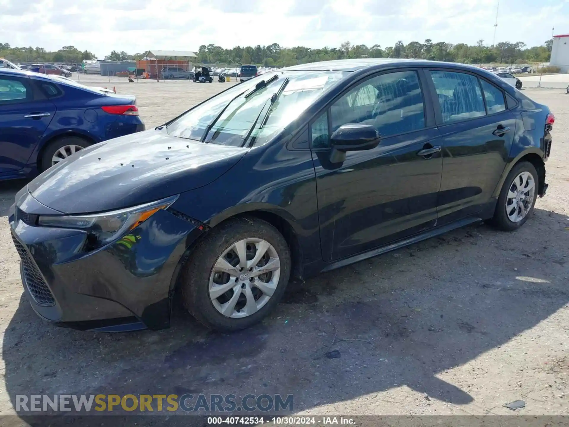 2 Photograph of a damaged car 5YFEPMAE4MP267897 TOYOTA COROLLA 2021