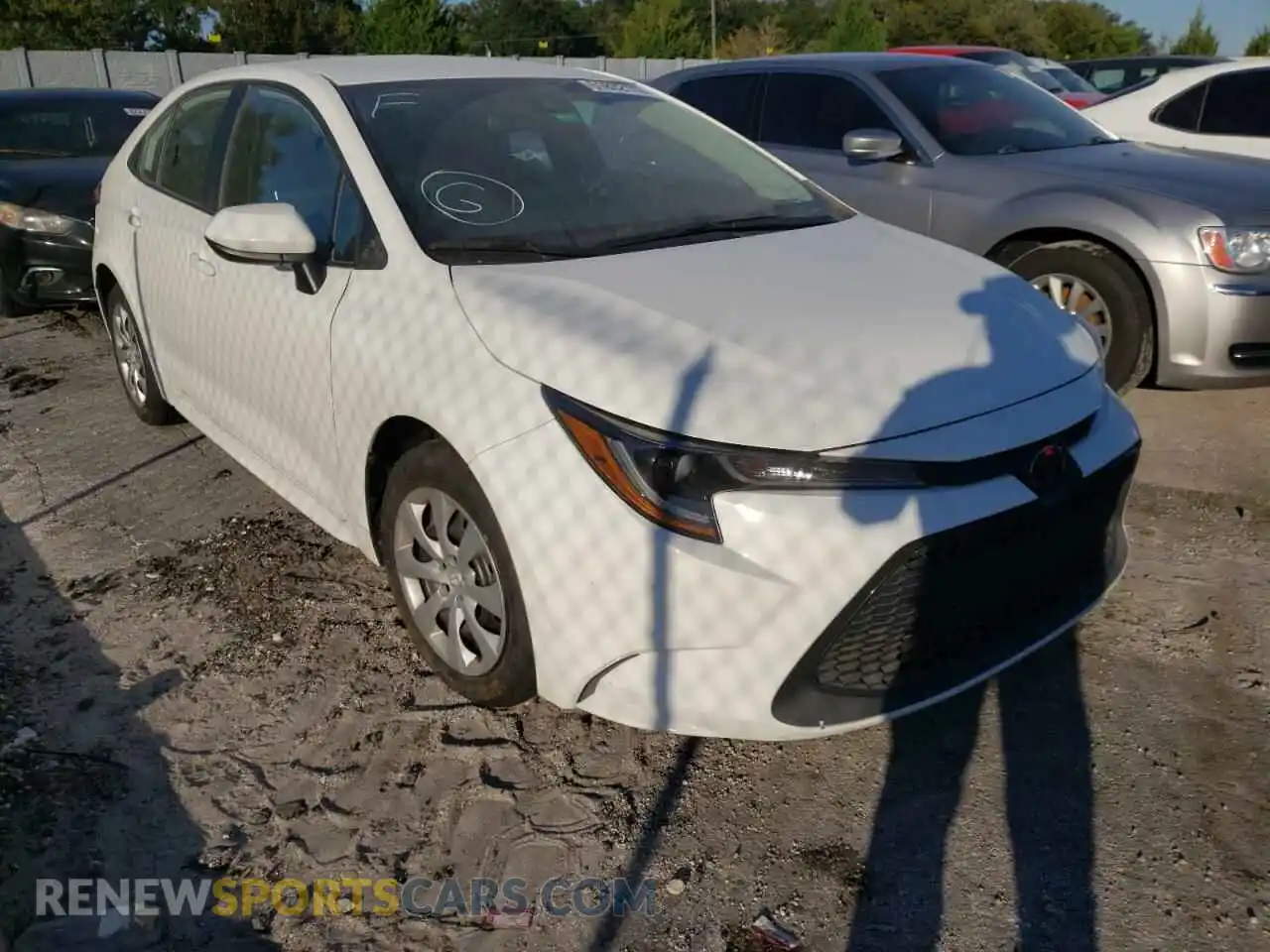 1 Photograph of a damaged car 5YFEPMAE4MP269830 TOYOTA COROLLA 2021