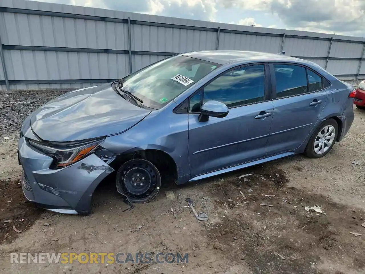1 Photograph of a damaged car 5YFEPMAE4MP270587 TOYOTA COROLLA 2021