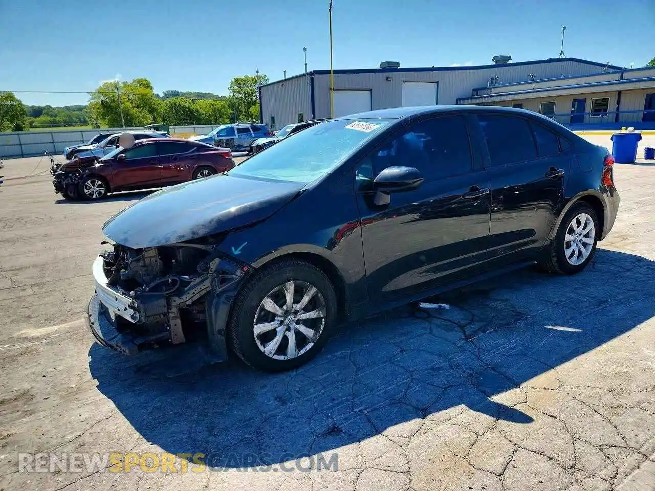 1 Photograph of a damaged car 5YFEPMAE4MP271092 TOYOTA COROLLA 2021
