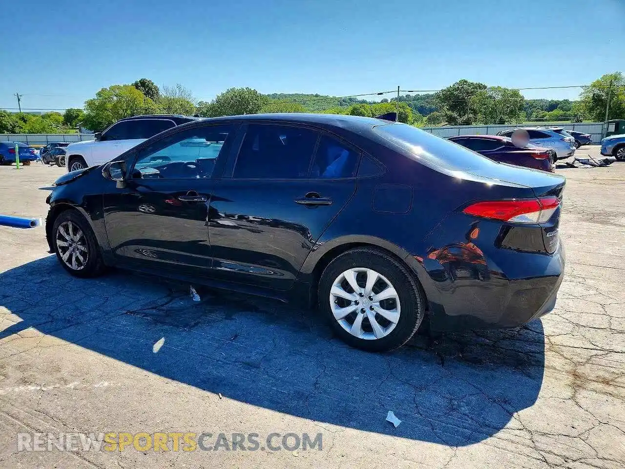 2 Photograph of a damaged car 5YFEPMAE4MP271092 TOYOTA COROLLA 2021