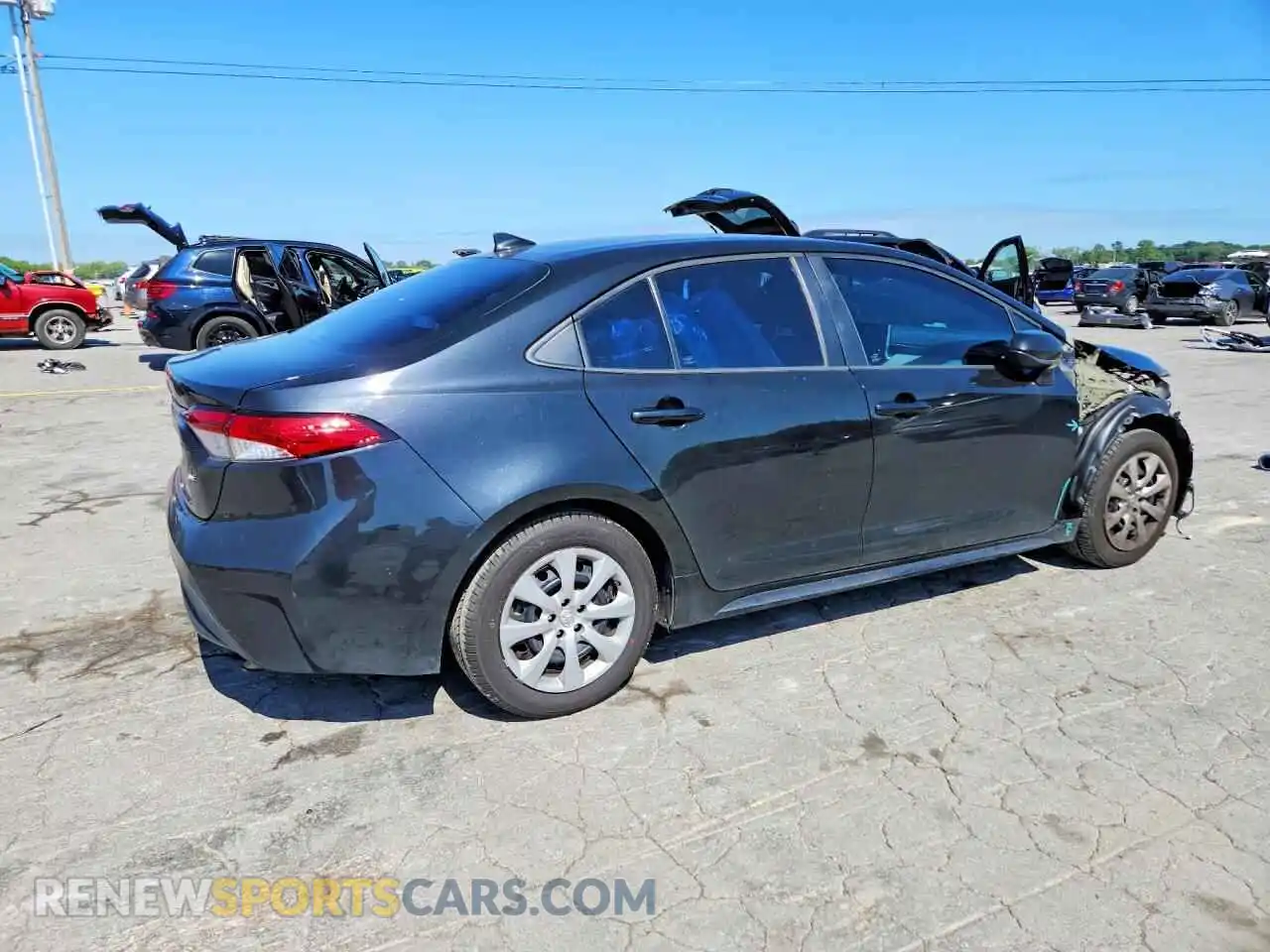 3 Photograph of a damaged car 5YFEPMAE4MP271092 TOYOTA COROLLA 2021